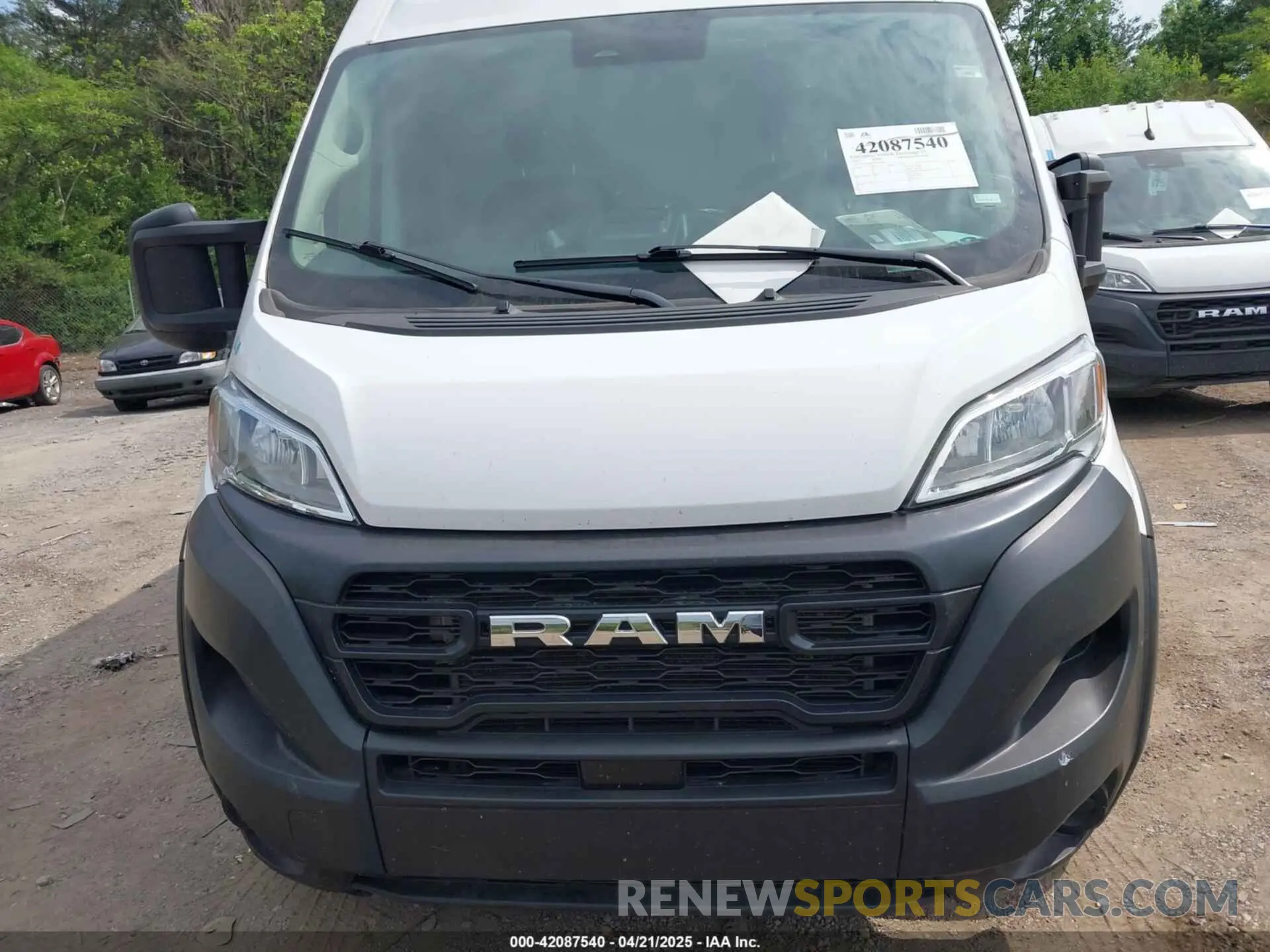 6 fotografías del automóvil dañado 3C6LRVDG8PE593865 RAM PROMASTER 2500 2023