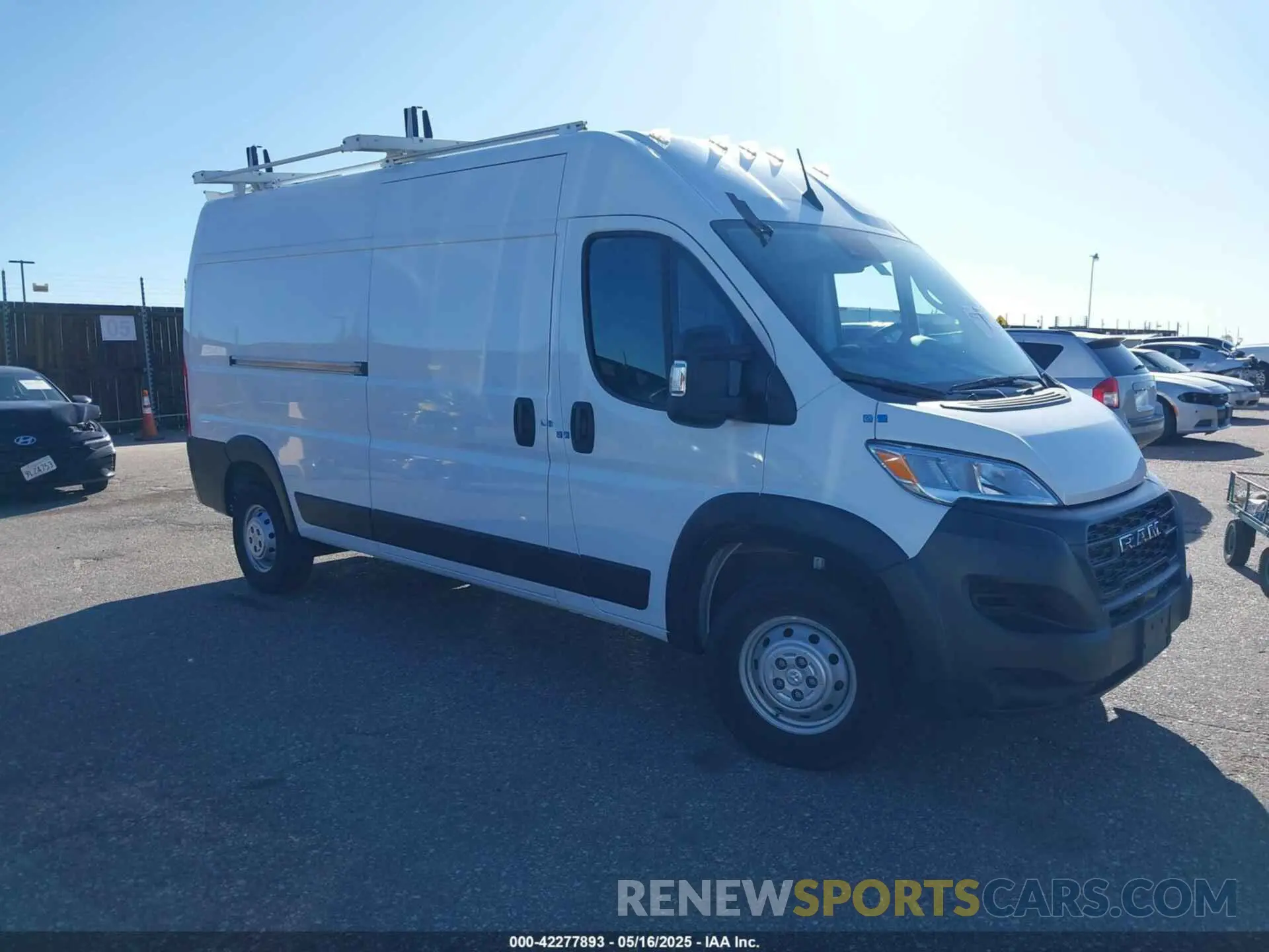 1 fotografías del automóvil dañado 3C6LRVDG8PE596328 RAM PROMASTER 2500 2023