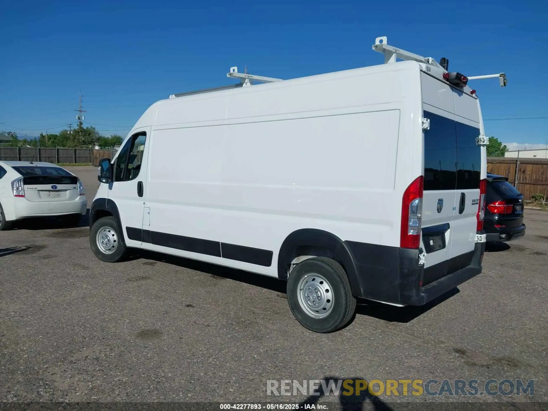 3 fotografías del automóvil dañado 3C6LRVDG8PE596328 RAM PROMASTER 2500 2023
