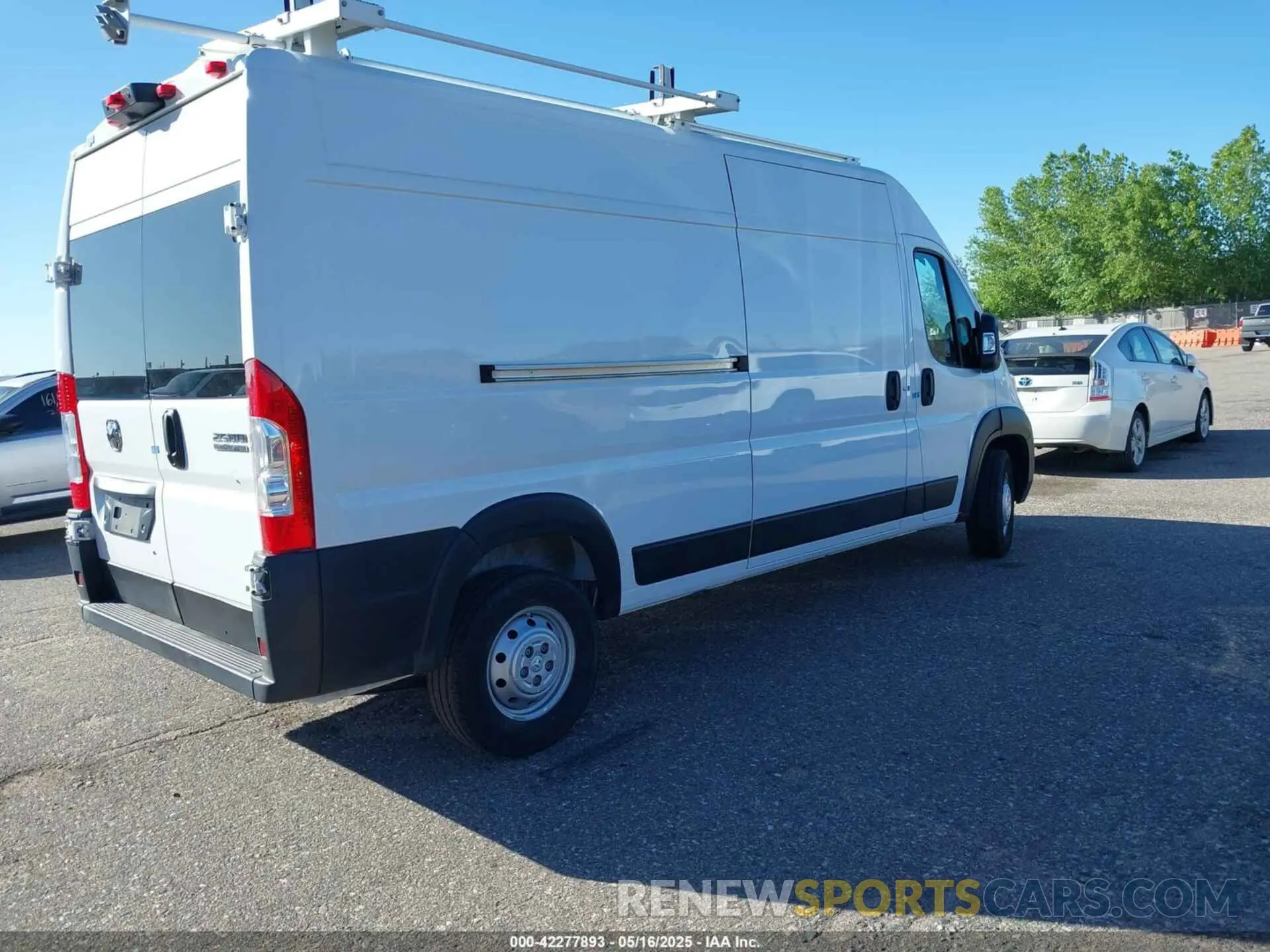 4 fotografías del automóvil dañado 3C6LRVDG8PE596328 RAM PROMASTER 2500 2023