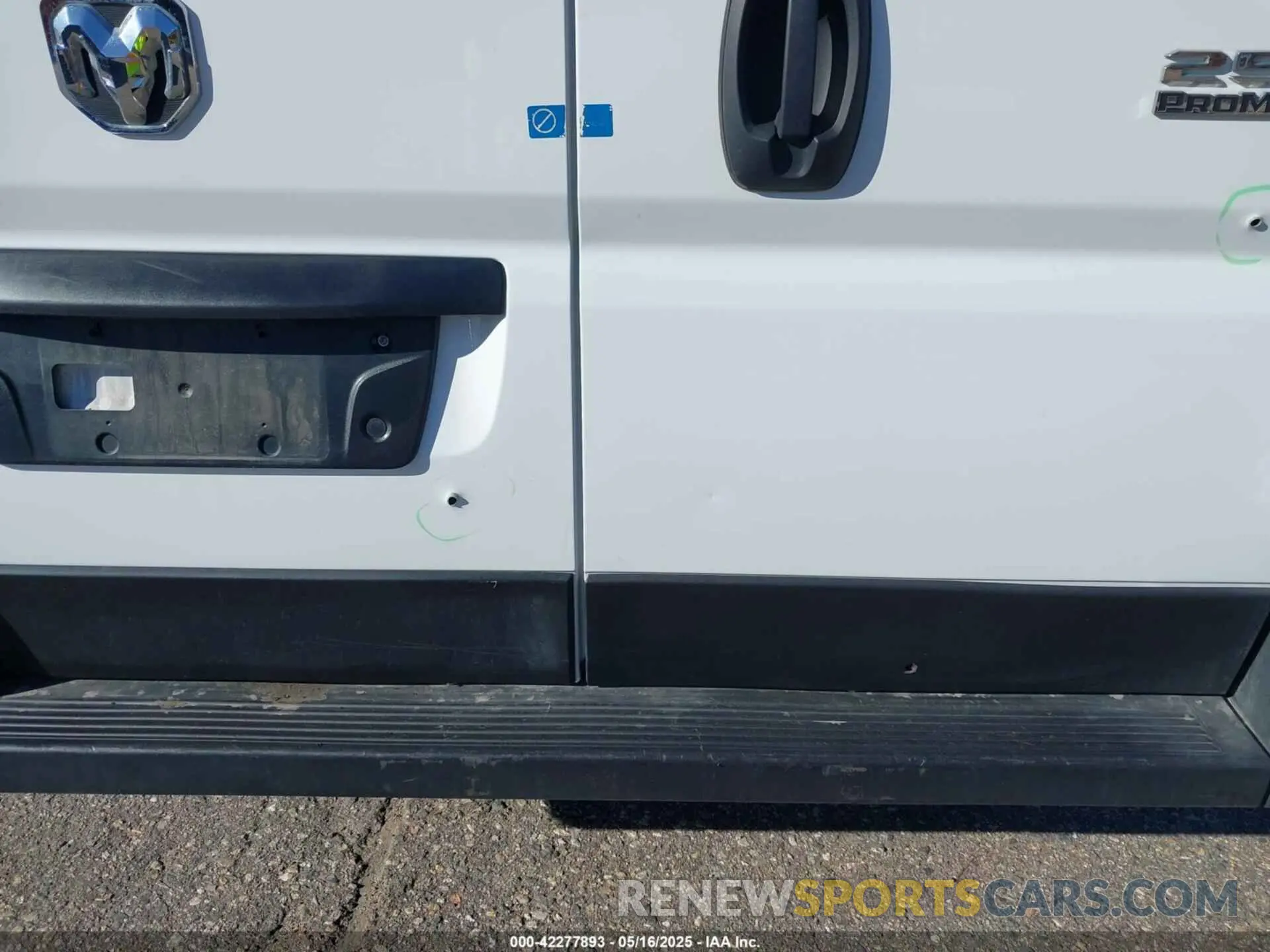 6 fotografías del automóvil dañado 3C6LRVDG8PE596328 RAM PROMASTER 2500 2023