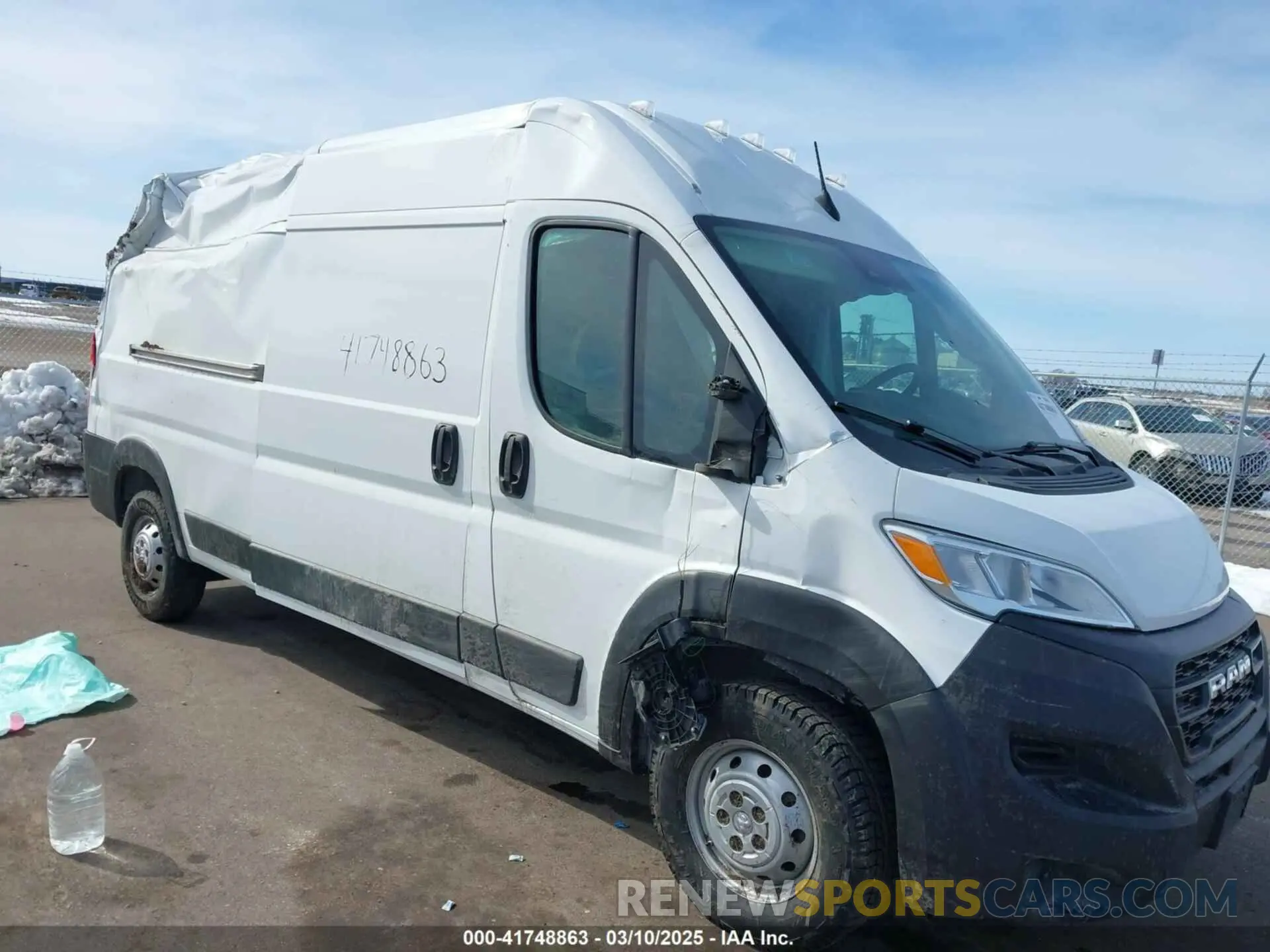 1 fotografías del automóvil dañado 3C6LRVDG9PE567047 RAM PROMASTER 2500 2023