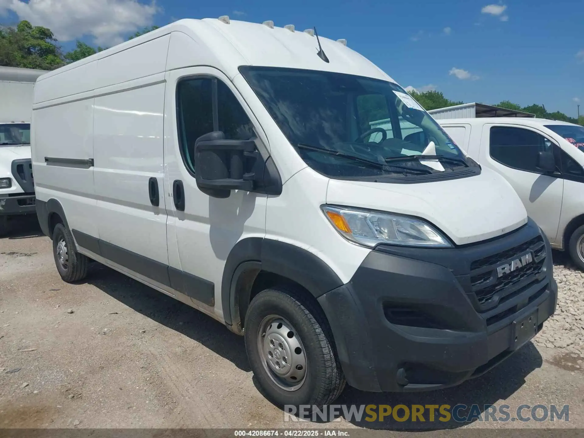 1 fotografías del automóvil dañado 3C6LRVDG9PE571678 RAM PROMASTER 2500 2023