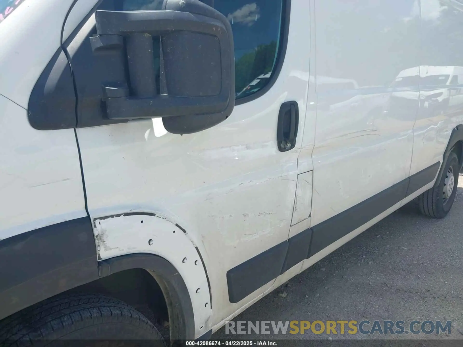 6 fotografías del automóvil dañado 3C6LRVDG9PE571678 RAM PROMASTER 2500 2023