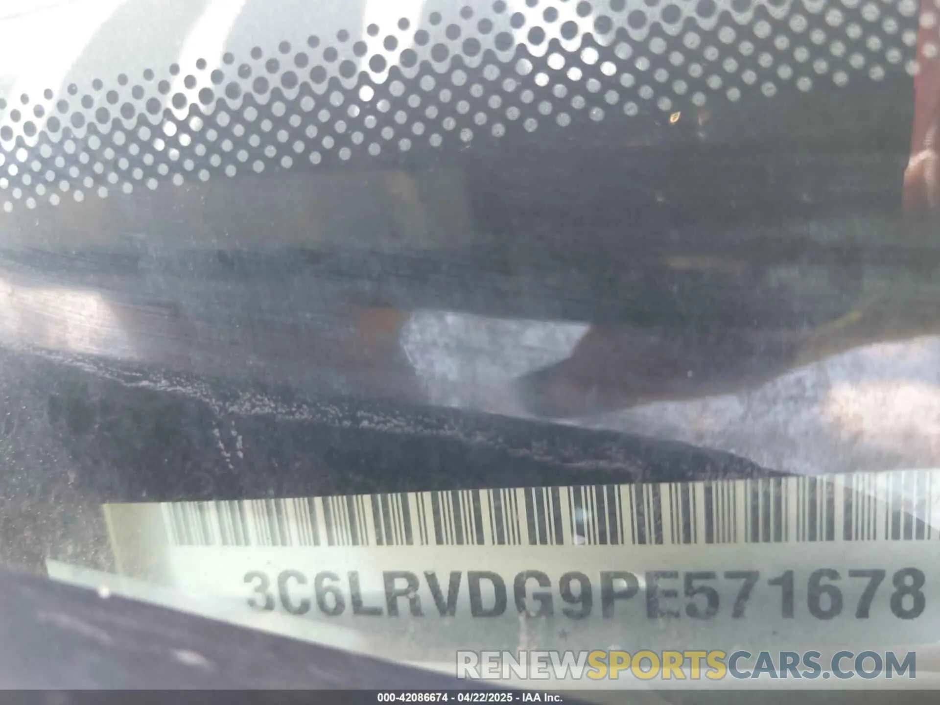 9 fotografías del automóvil dañado 3C6LRVDG9PE571678 RAM PROMASTER 2500 2023