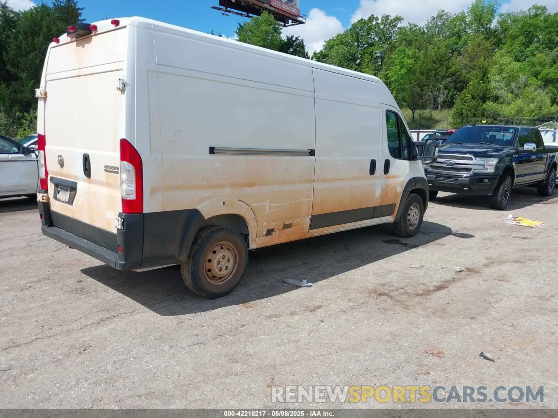 4 fotografías del automóvil dañado 3C6LRVDGXPE541587 RAM PROMASTER 2500 2023