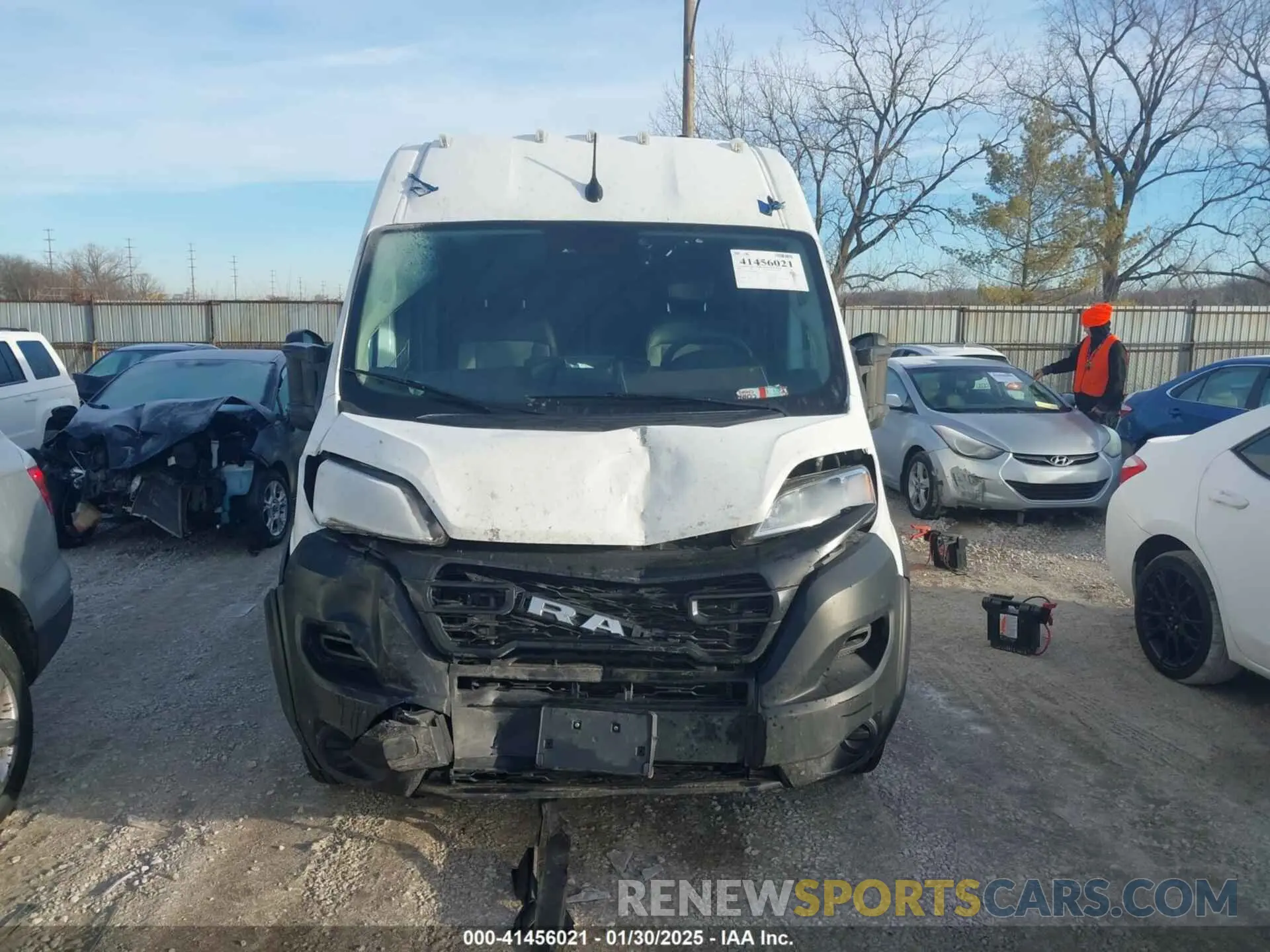 12 fotografías del automóvil dañado 3C6LRVDGXPE549446 RAM PROMASTER 2500 2023