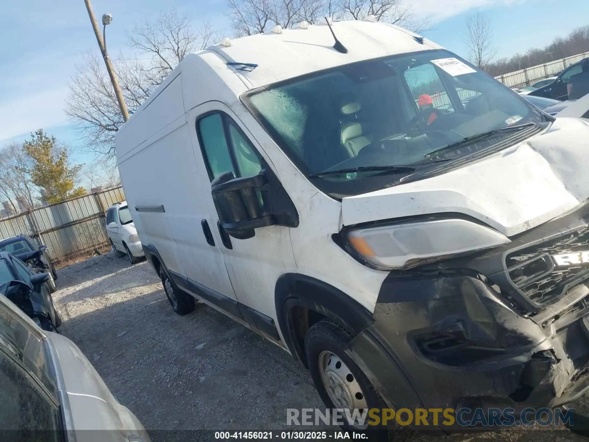 13 fotografías del automóvil dañado 3C6LRVDGXPE549446 RAM PROMASTER 2500 2023