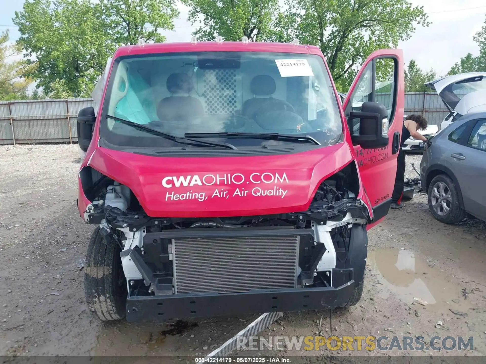 13 fotografías del automóvil dañado 3C6LRVVG2PE591625 RAM PROMASTER 2500 2023