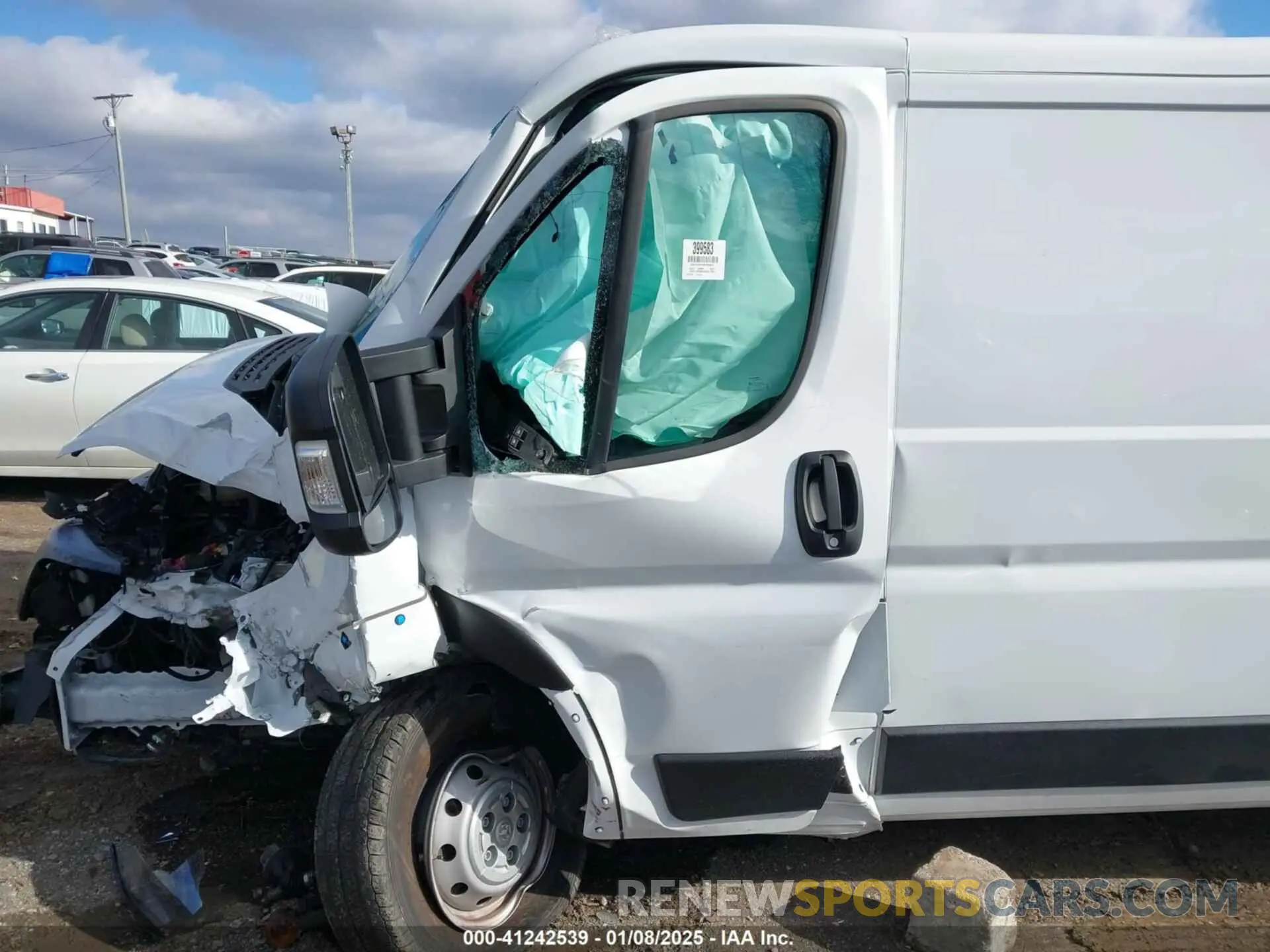 17 fotografías del automóvil dañado 3C6LRVVG4PE596583 RAM PROMASTER 2500 2023