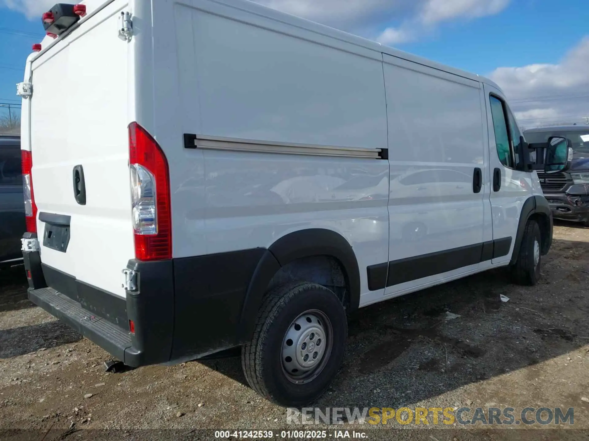4 fotografías del automóvil dañado 3C6LRVVG4PE596583 RAM PROMASTER 2500 2023