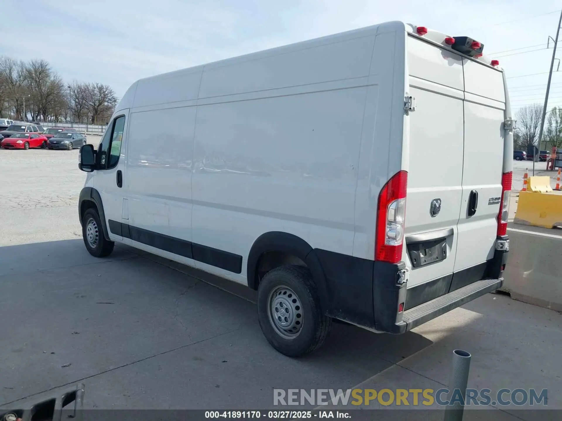 3 fotografías del automóvil dañado 3C6LRVDG0RE121355 RAM PROMASTER 2500 2024