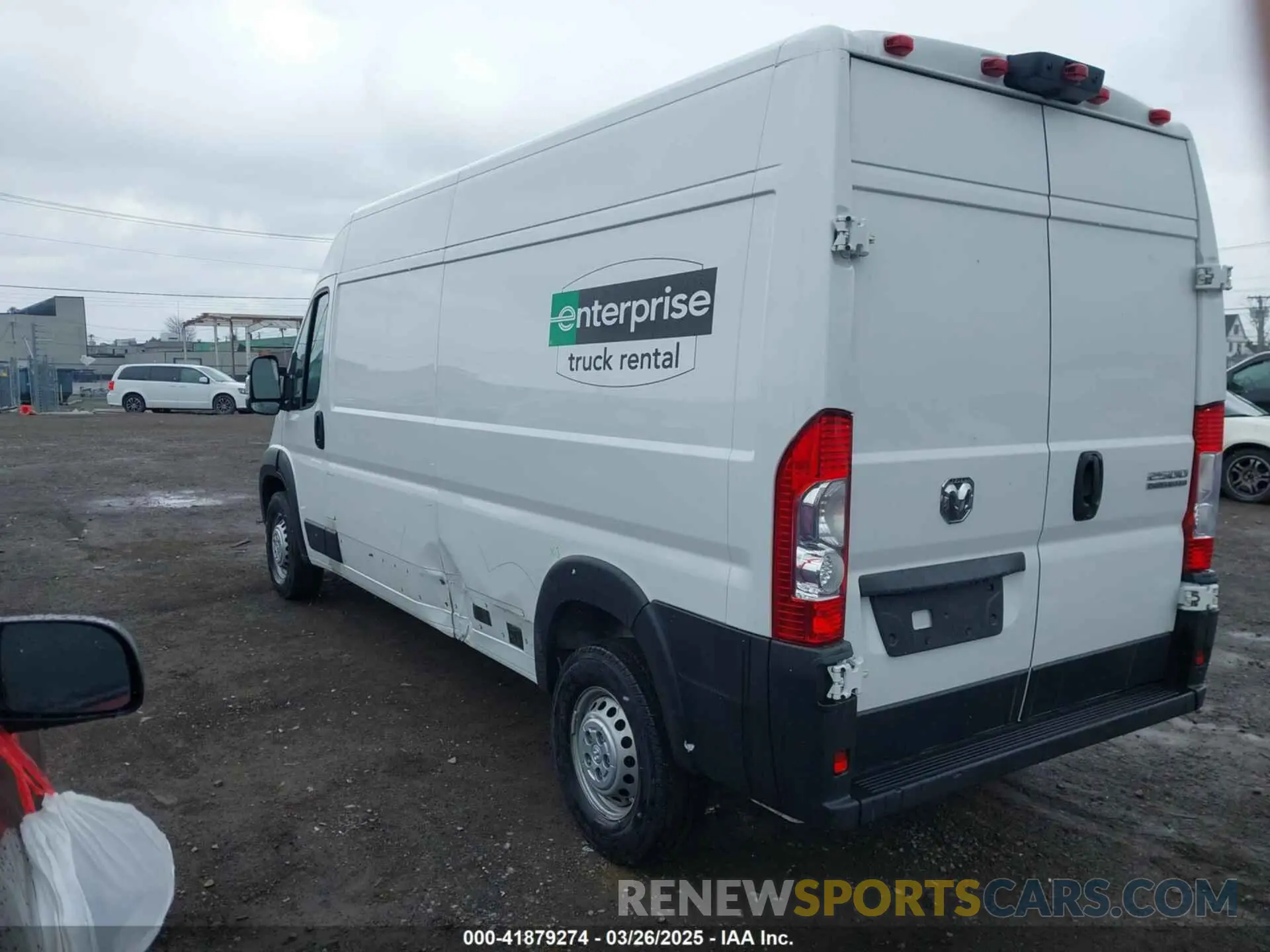3 fotografías del automóvil dañado 3C6LRVDG3RE136772 RAM PROMASTER 2500 2024