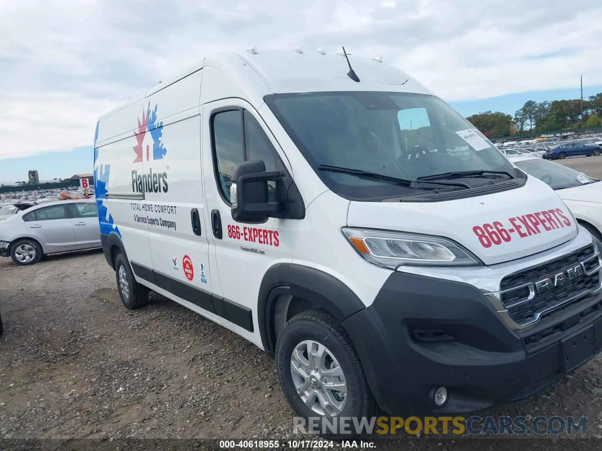 1 fotografías del automóvil dañado 3C6LRVDG8RE125556 RAM PROMASTER 2500 2024