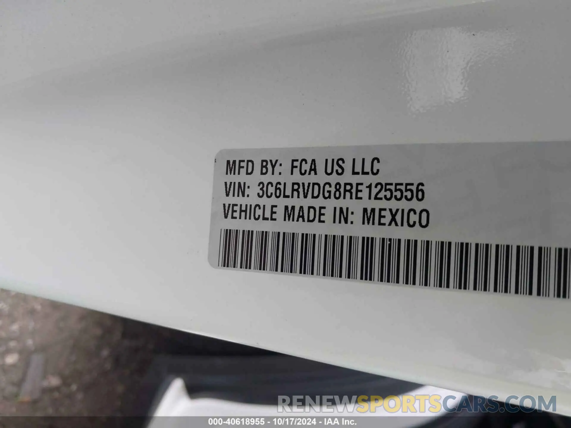 9 fotografías del automóvil dañado 3C6LRVDG8RE125556 RAM PROMASTER 2500 2024