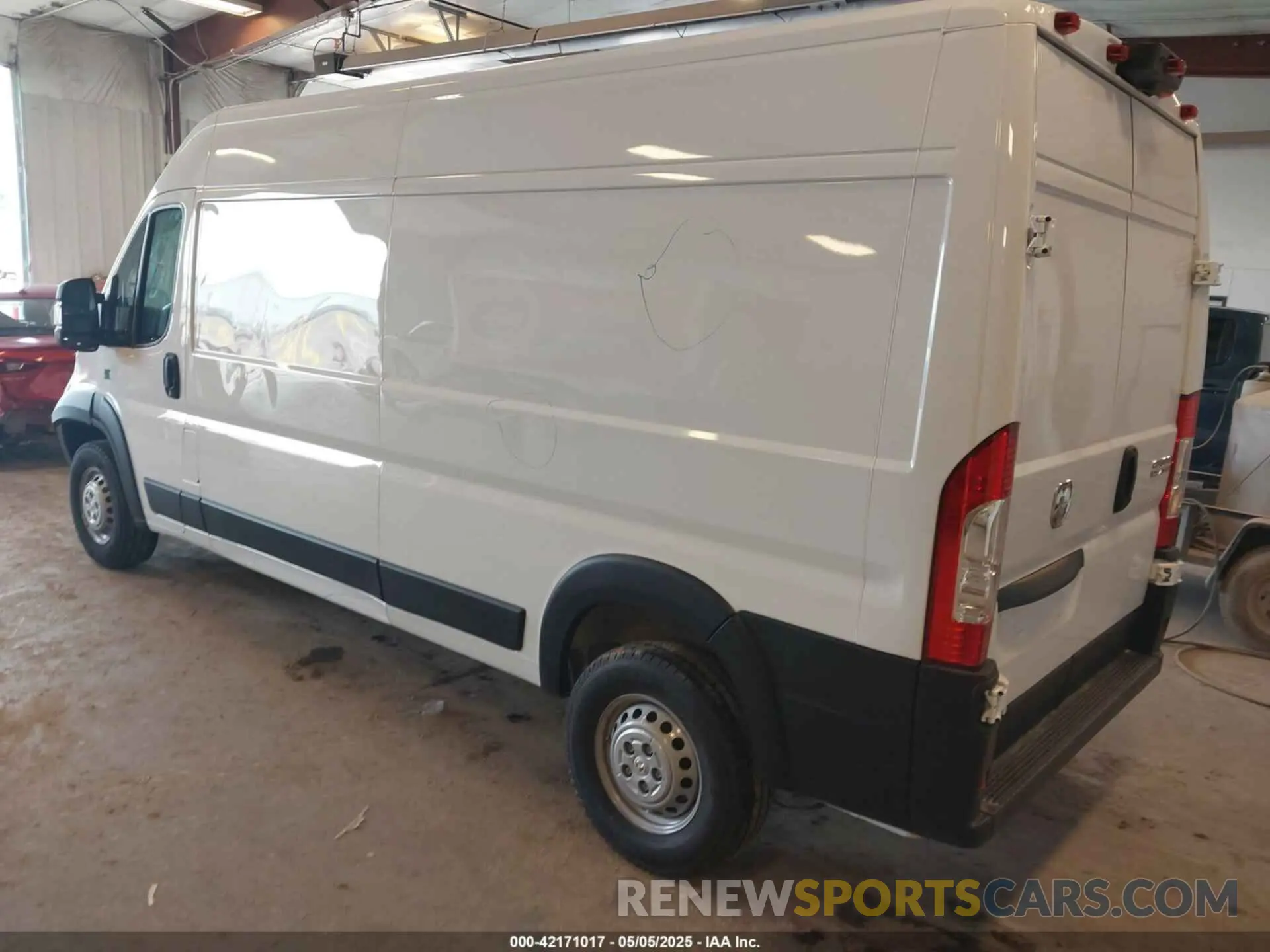 3 fotografías del automóvil dañado 3C6LRVDG9RE143418 RAM PROMASTER 2500 2024