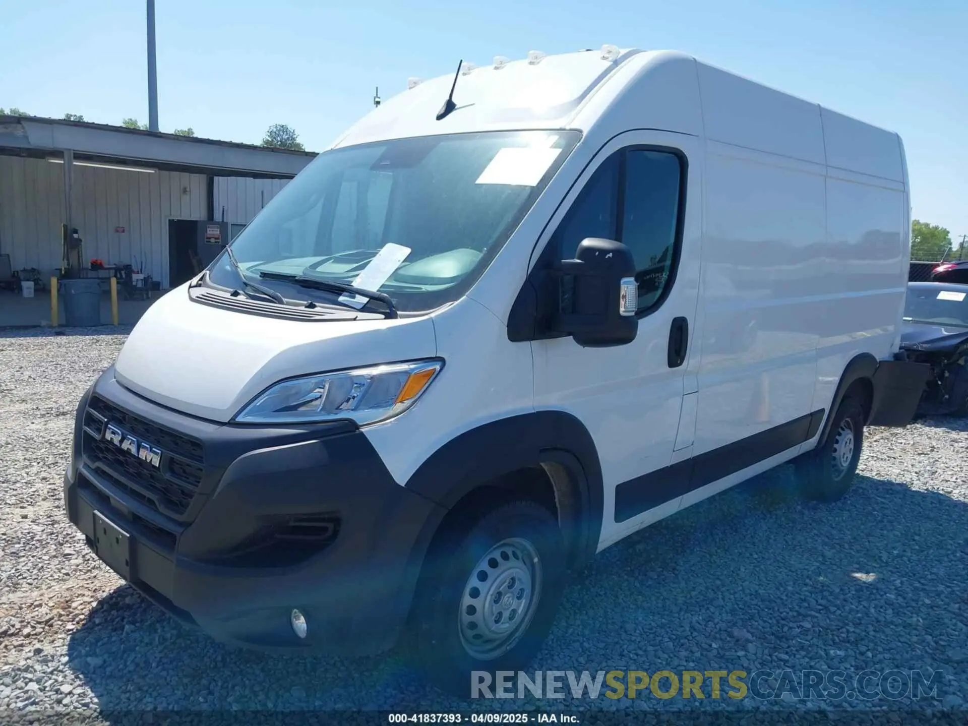 2 fotografías del automóvil dañado 3C6LRVCG8SE511501 RAM PROMASTER 2500 2025