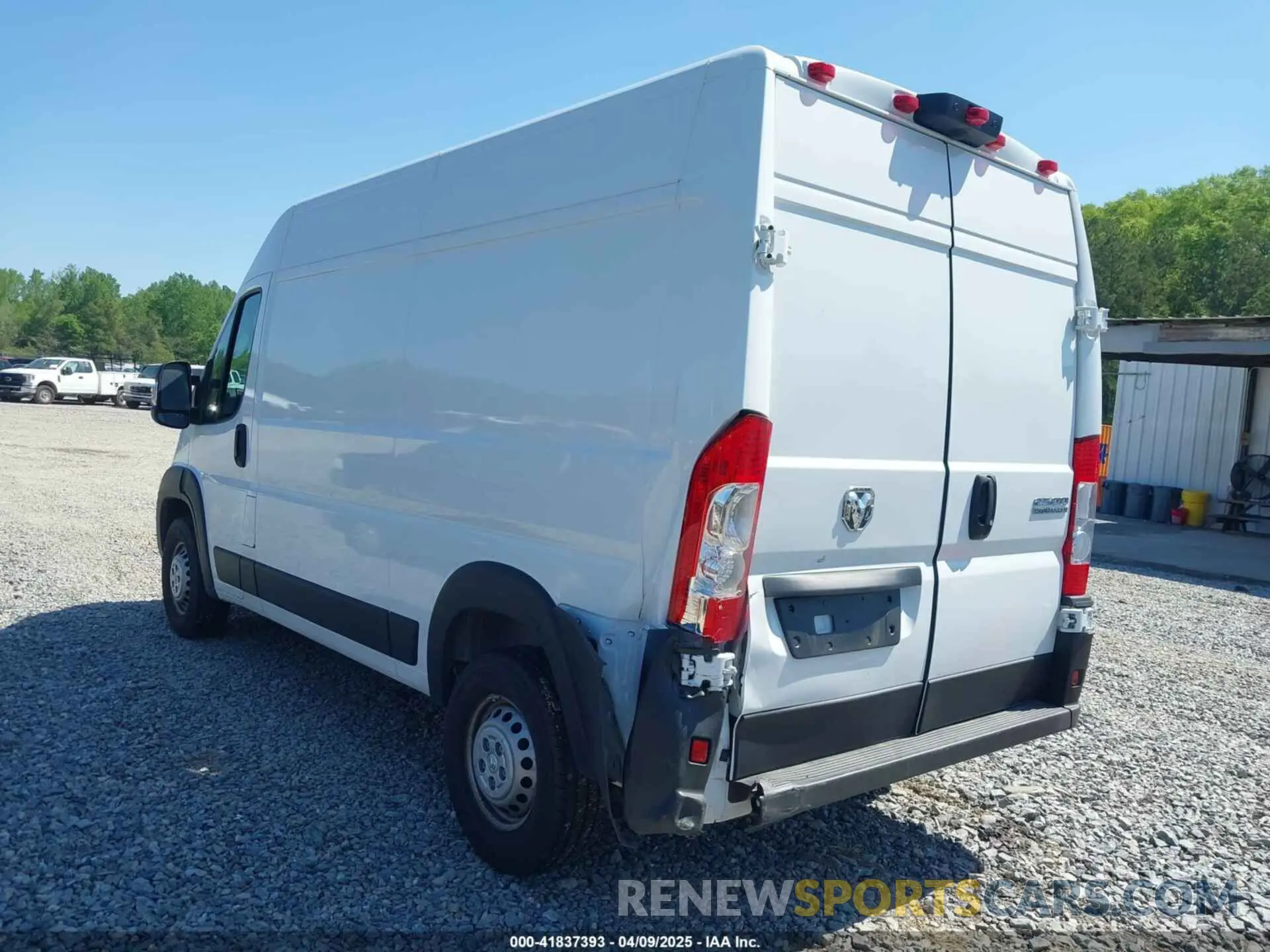 3 fotografías del automóvil dañado 3C6LRVCG8SE511501 RAM PROMASTER 2500 2025