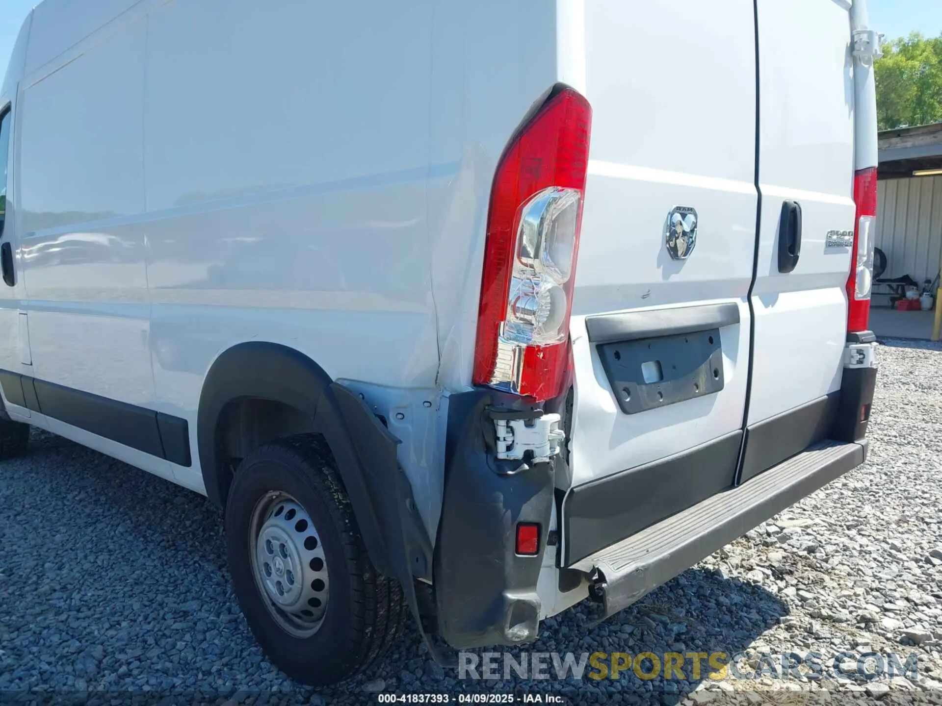 6 fotografías del automóvil dañado 3C6LRVCG8SE511501 RAM PROMASTER 2500 2025