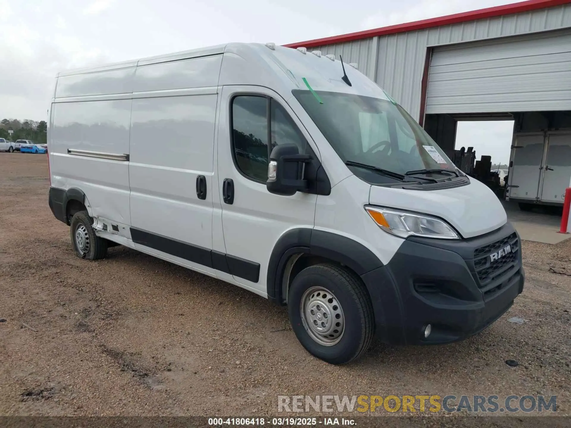 1 fotografías del automóvil dañado 3C6LRVDGXSE507545 RAM PROMASTER 2500 2025