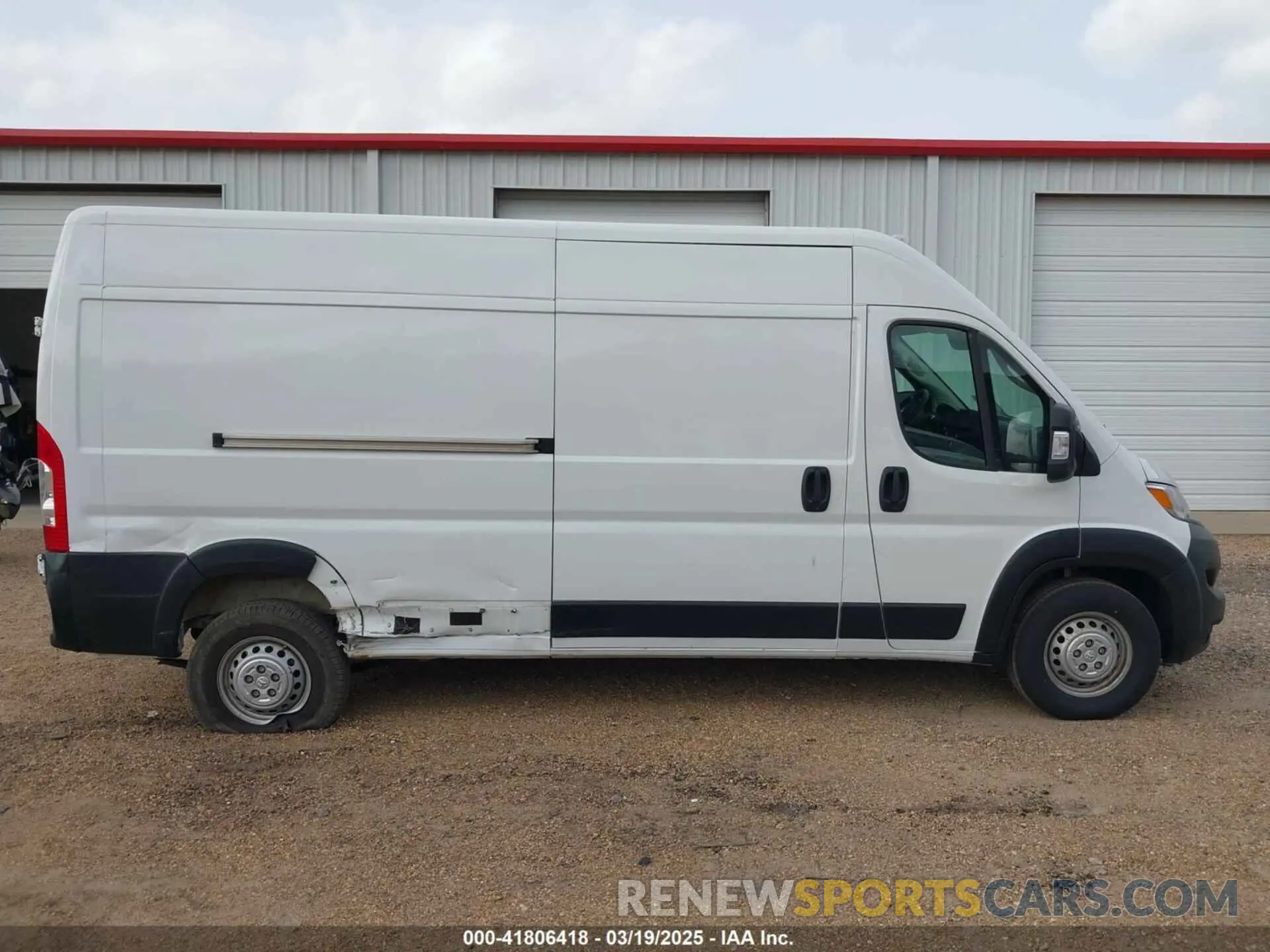 13 fotografías del automóvil dañado 3C6LRVDGXSE507545 RAM PROMASTER 2500 2025