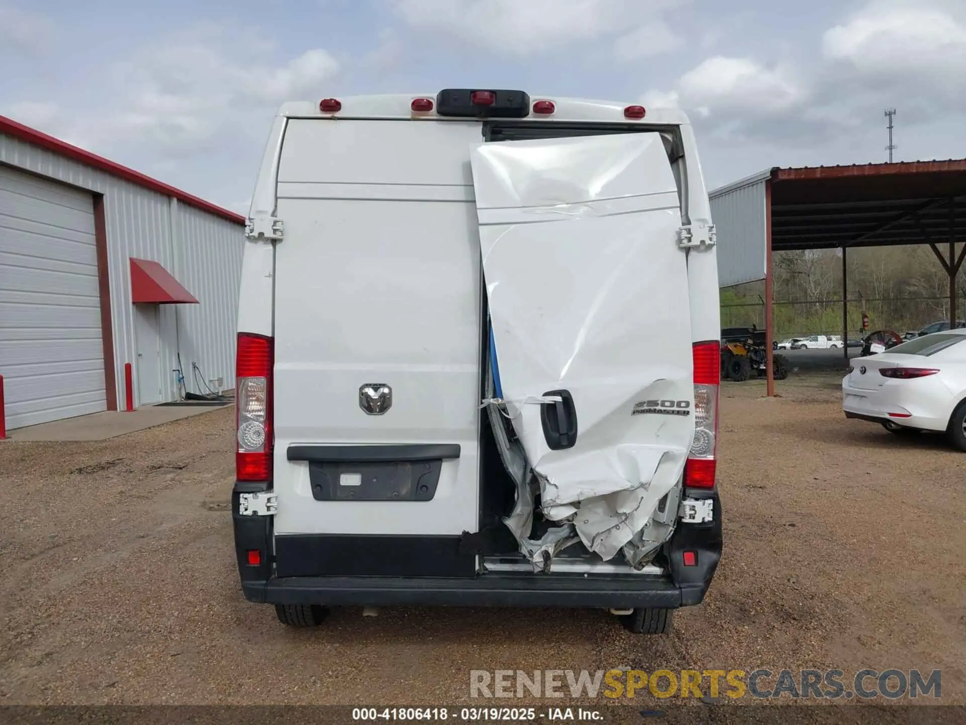 16 fotografías del automóvil dañado 3C6LRVDGXSE507545 RAM PROMASTER 2500 2025