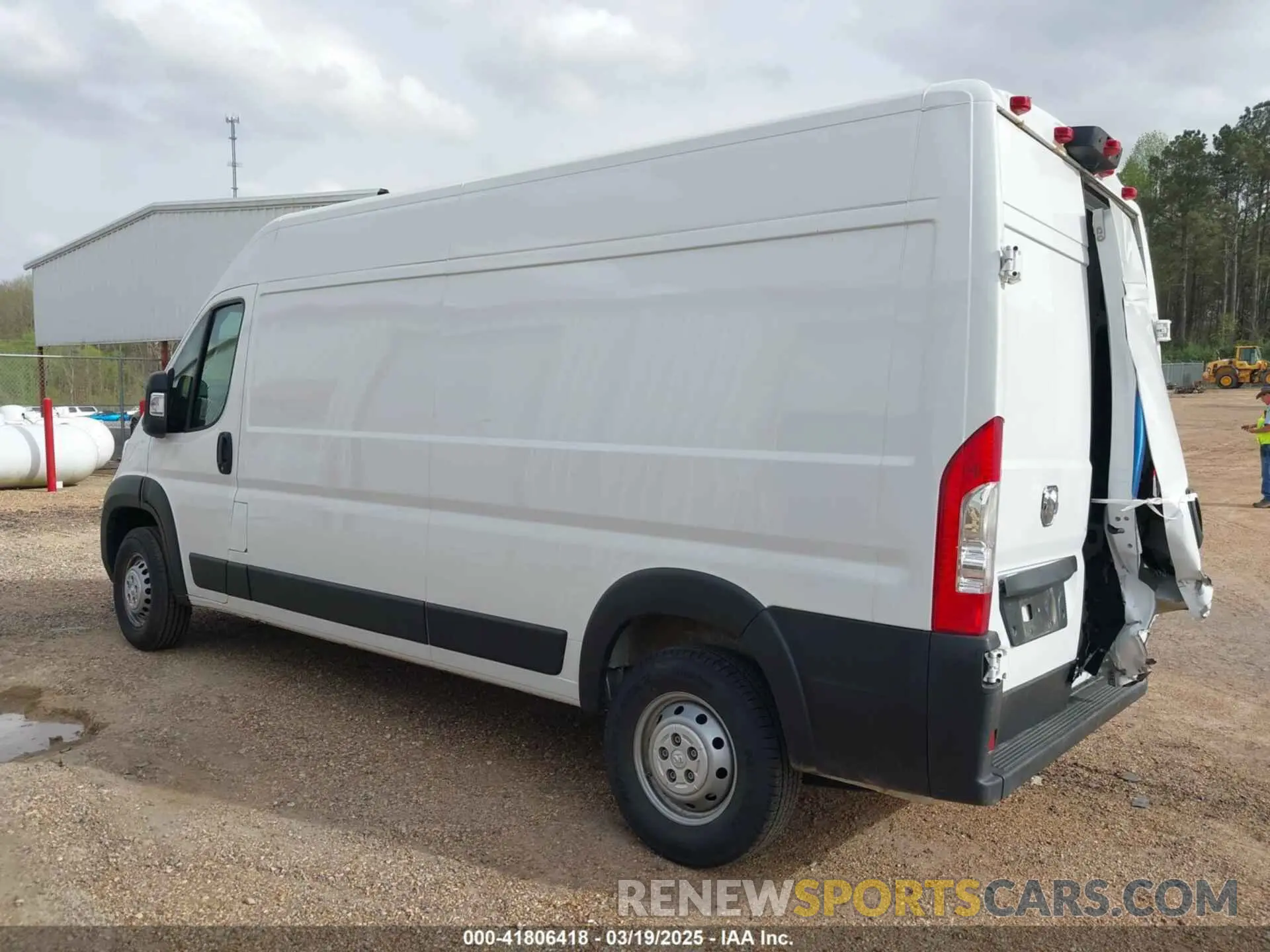 3 fotografías del automóvil dañado 3C6LRVDGXSE507545 RAM PROMASTER 2500 2025