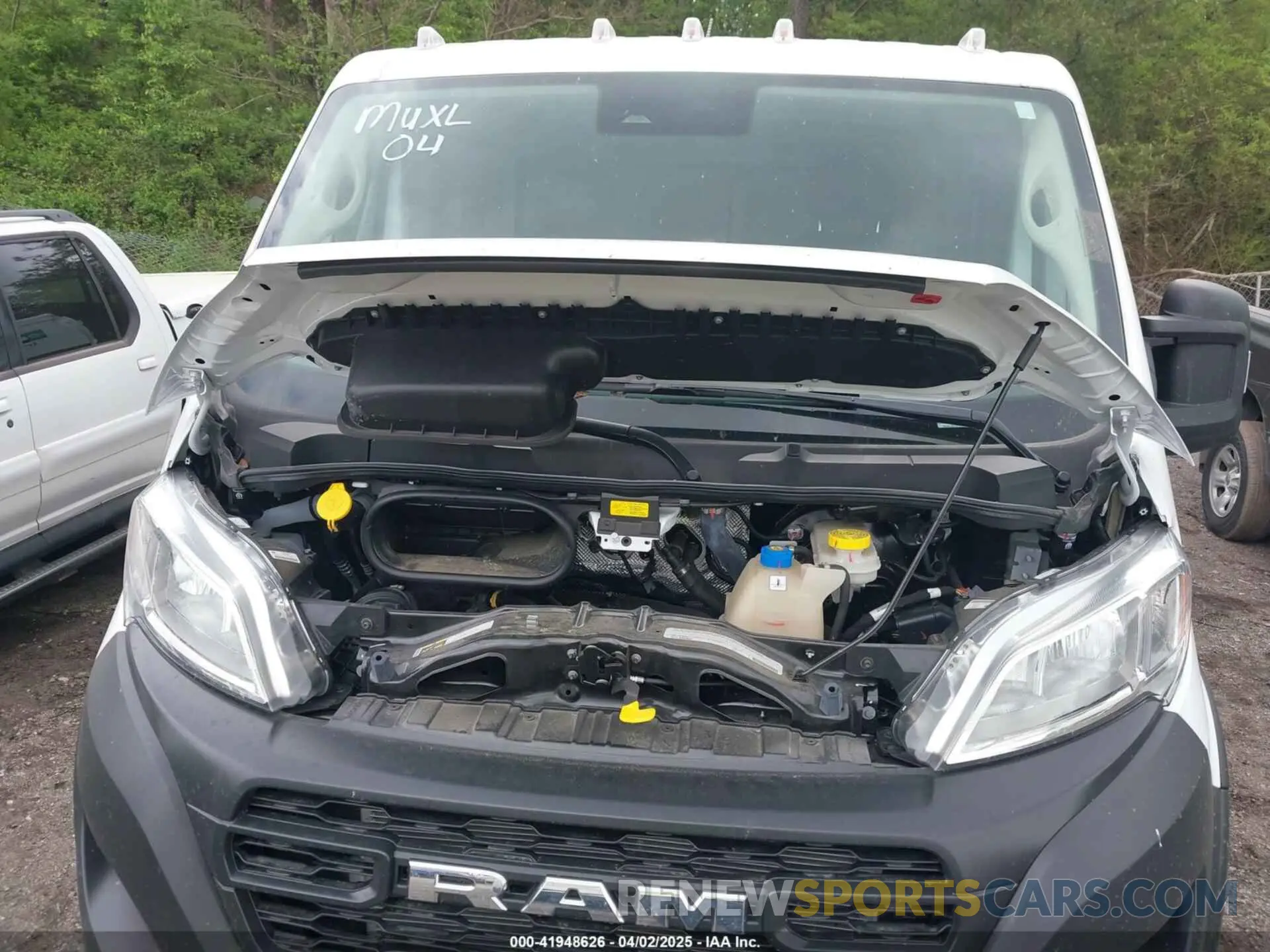 10 fotografías del automóvil dañado 3C6LRVVG2SE513404 RAM PROMASTER 2500 2025