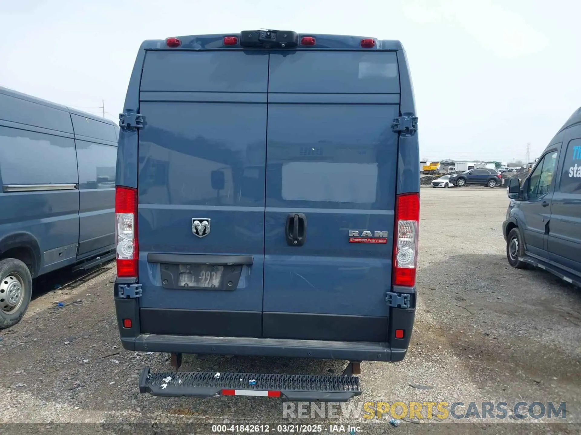 16 fotografías del automóvil dañado 3C6URVJG4KE564333 RAM PROMASTER 3500 2019