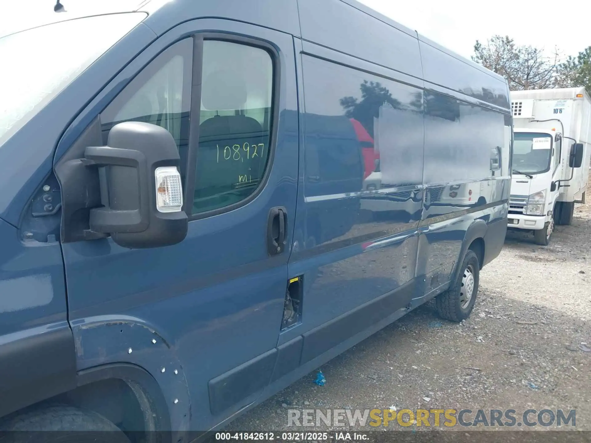 6 fotografías del automóvil dañado 3C6URVJG4KE564333 RAM PROMASTER 3500 2019