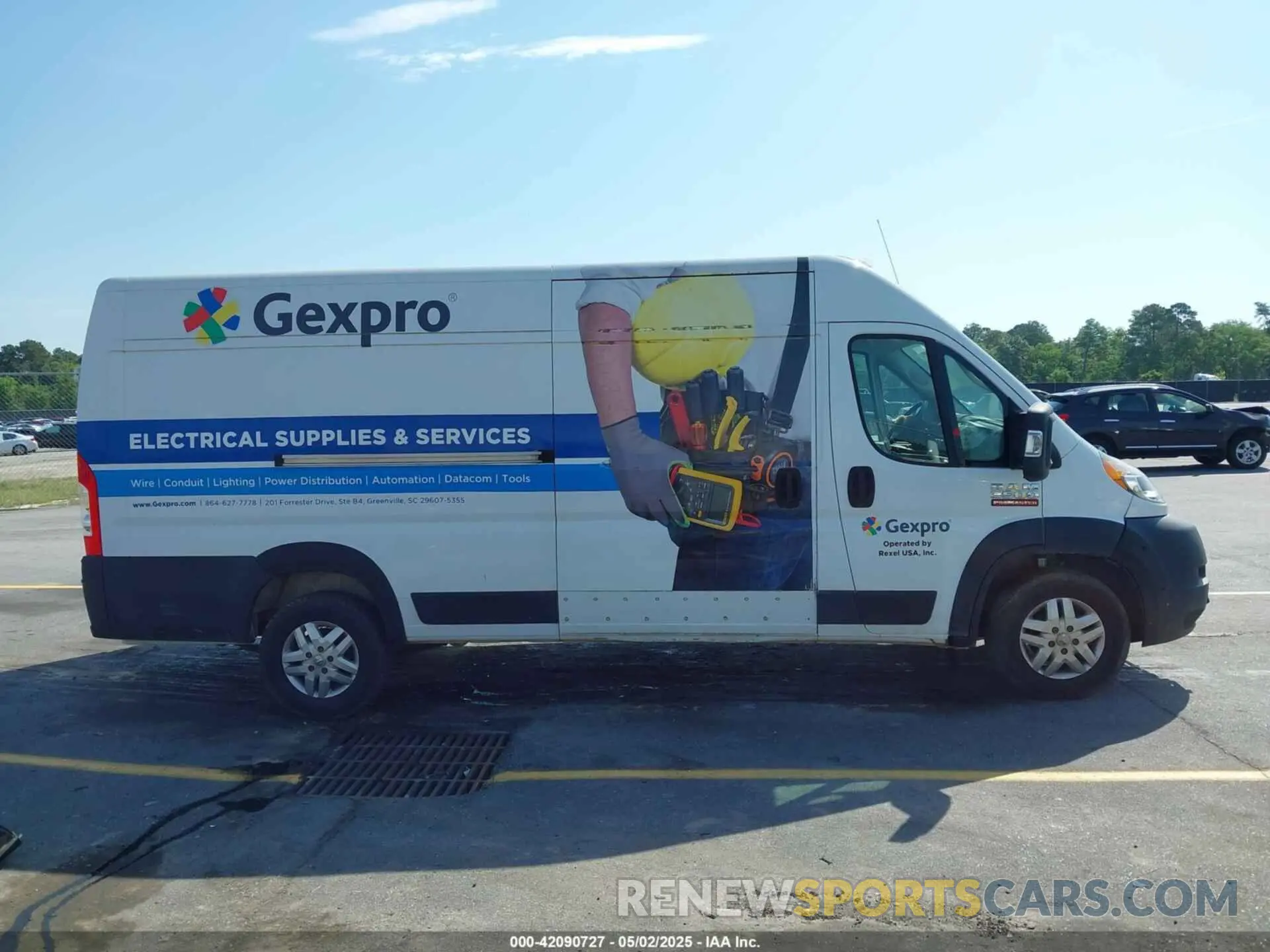 13 fotografías del automóvil dañado 3C6URVJG5KE508028 RAM PROMASTER 3500 2019