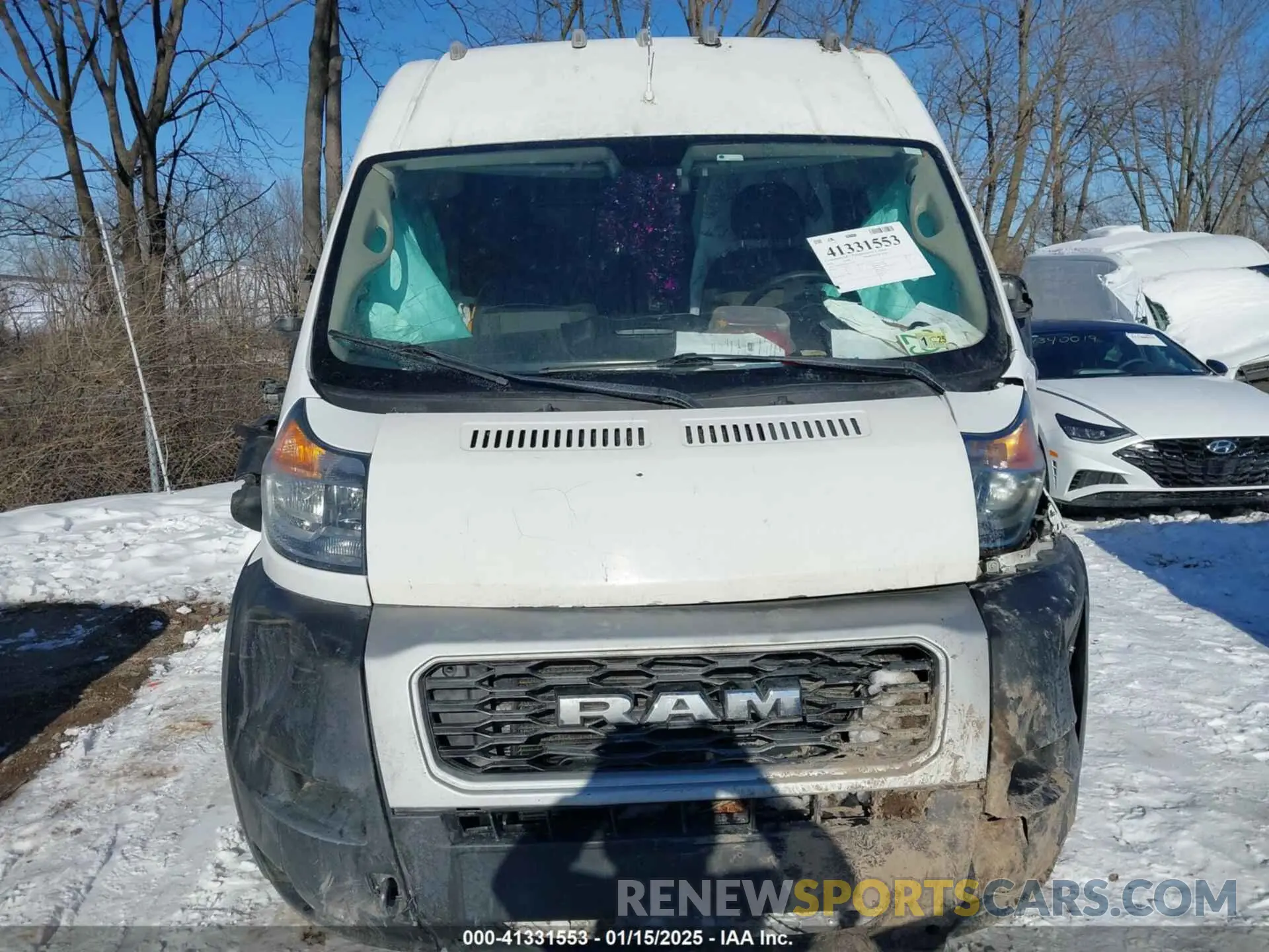 12 fotografías del automóvil dañado 3C6URVJGXLE122352 RAM PROMASTER 3500 2020