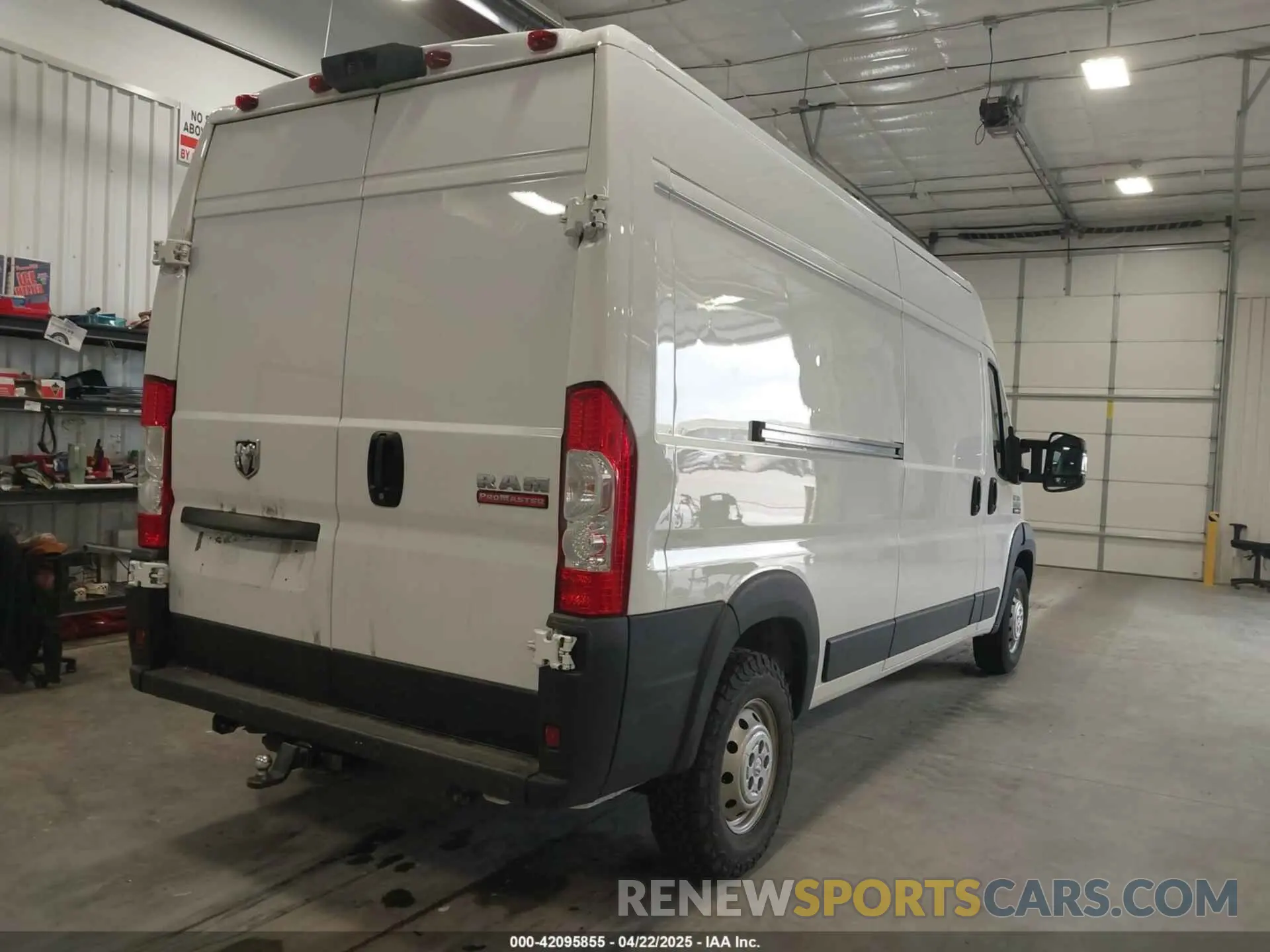 4 fotografías del automóvil dañado 3C6MRVHG8ME537399 RAM PROMASTER 3500 2021