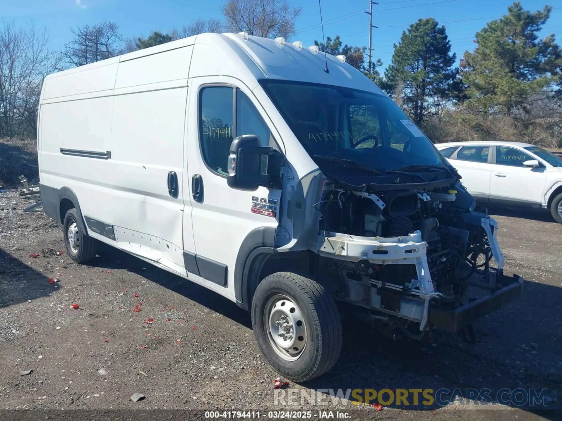 1 fotografías del automóvil dañado 3C6MRVJG0ME520526 RAM PROMASTER 3500 2021