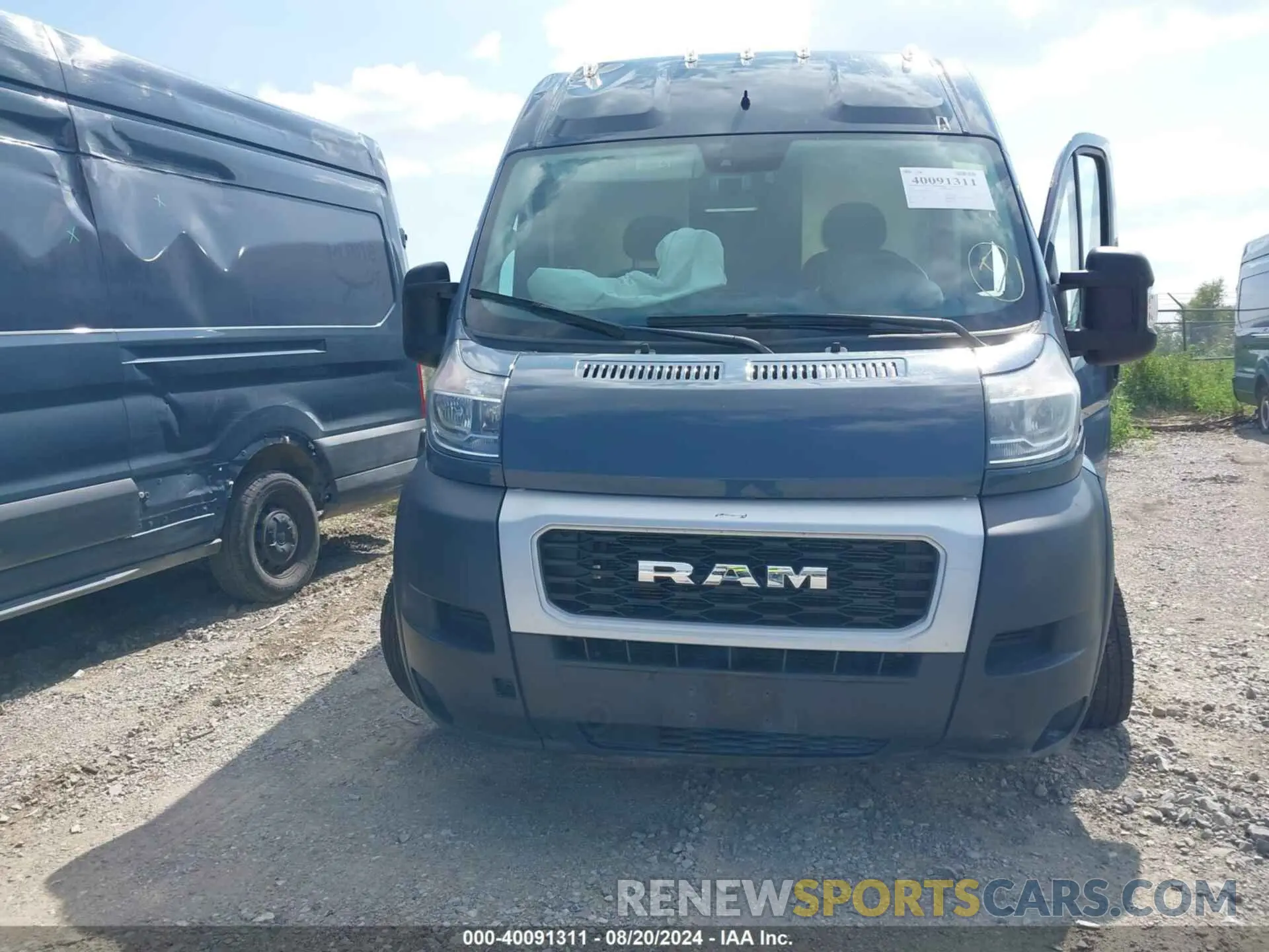 12 fotografías del automóvil dañado 3C6MRVJG4ME586433 RAM PROMASTER 3500 2021