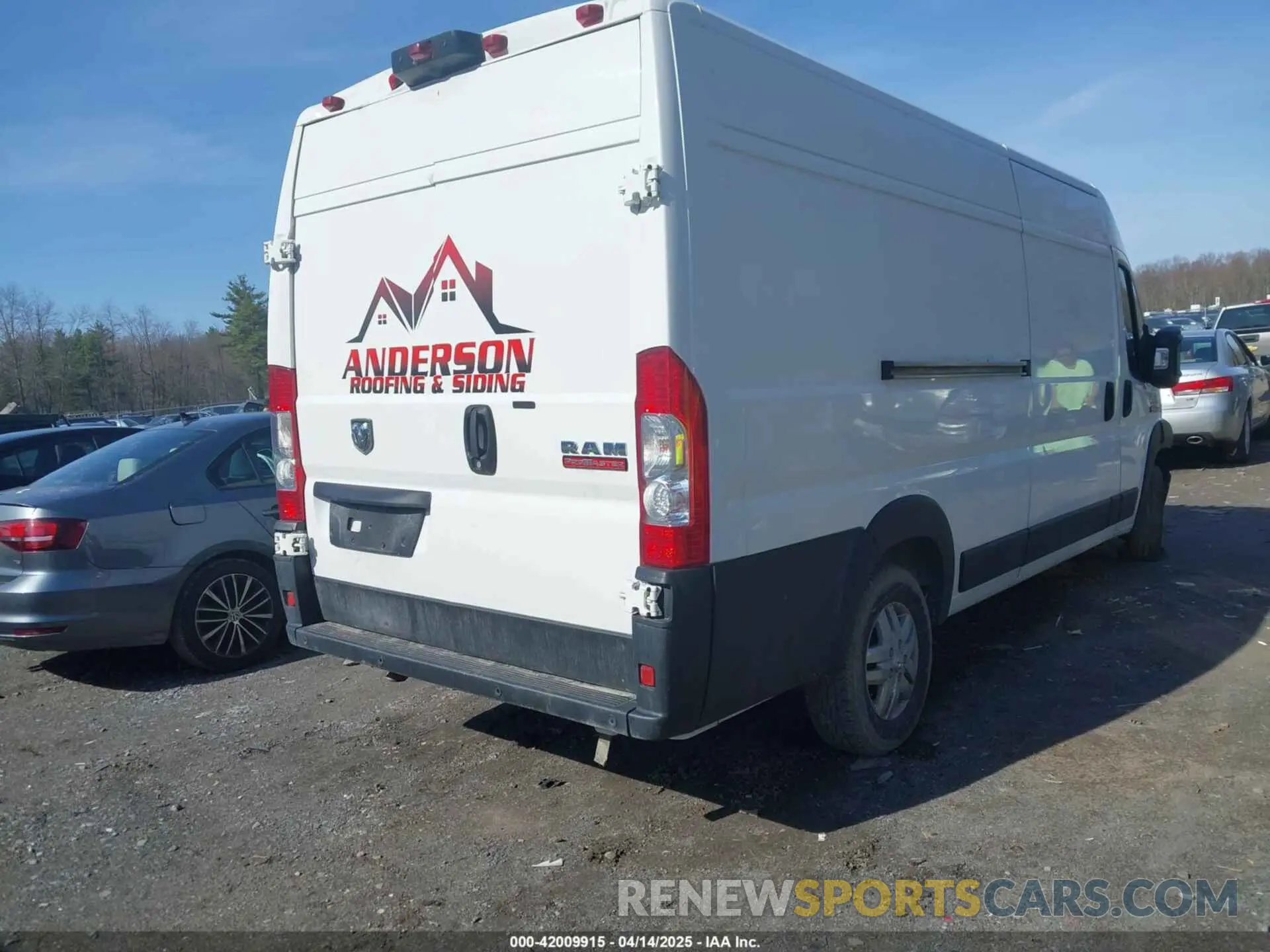 4 fotografías del automóvil dañado 3C6MRVJG5ME511742 RAM PROMASTER 3500 2021