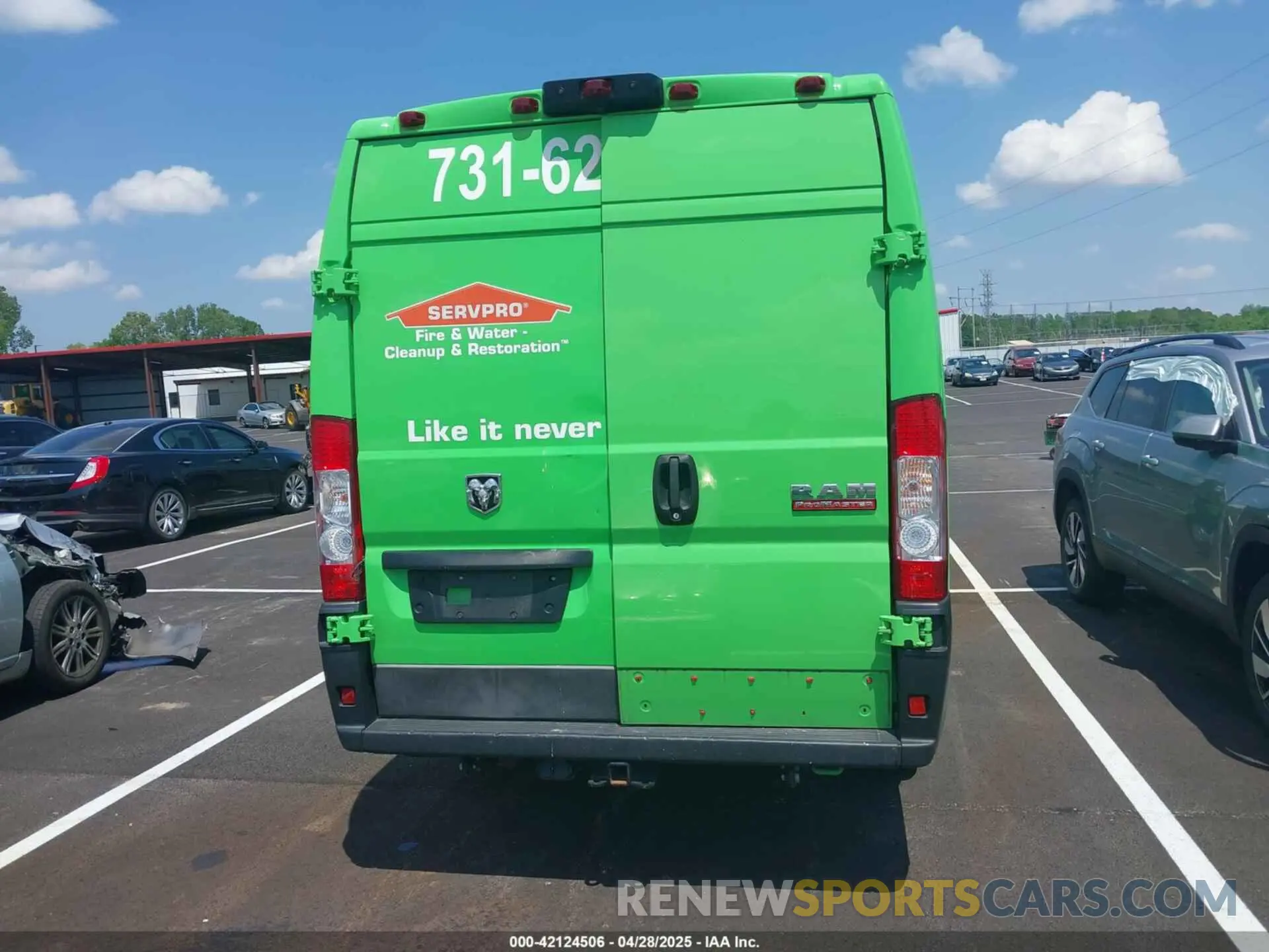 16 fotografías del automóvil dañado 3C6MRVJG7ME545200 RAM PROMASTER 3500 2021