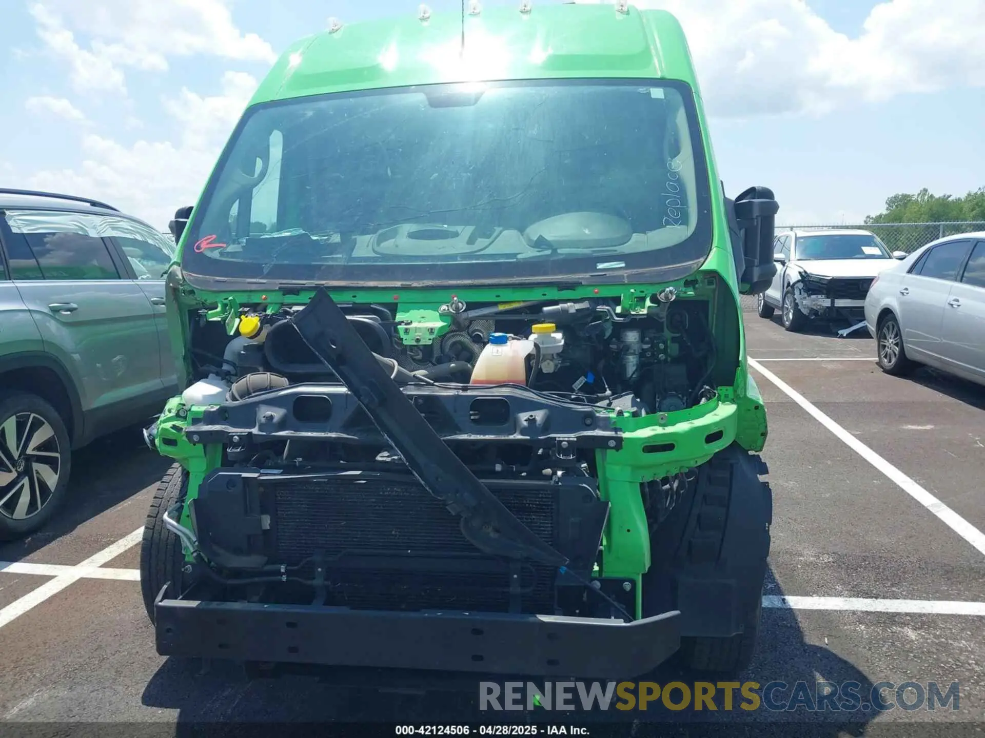6 fotografías del automóvil dañado 3C6MRVJG7ME545200 RAM PROMASTER 3500 2021