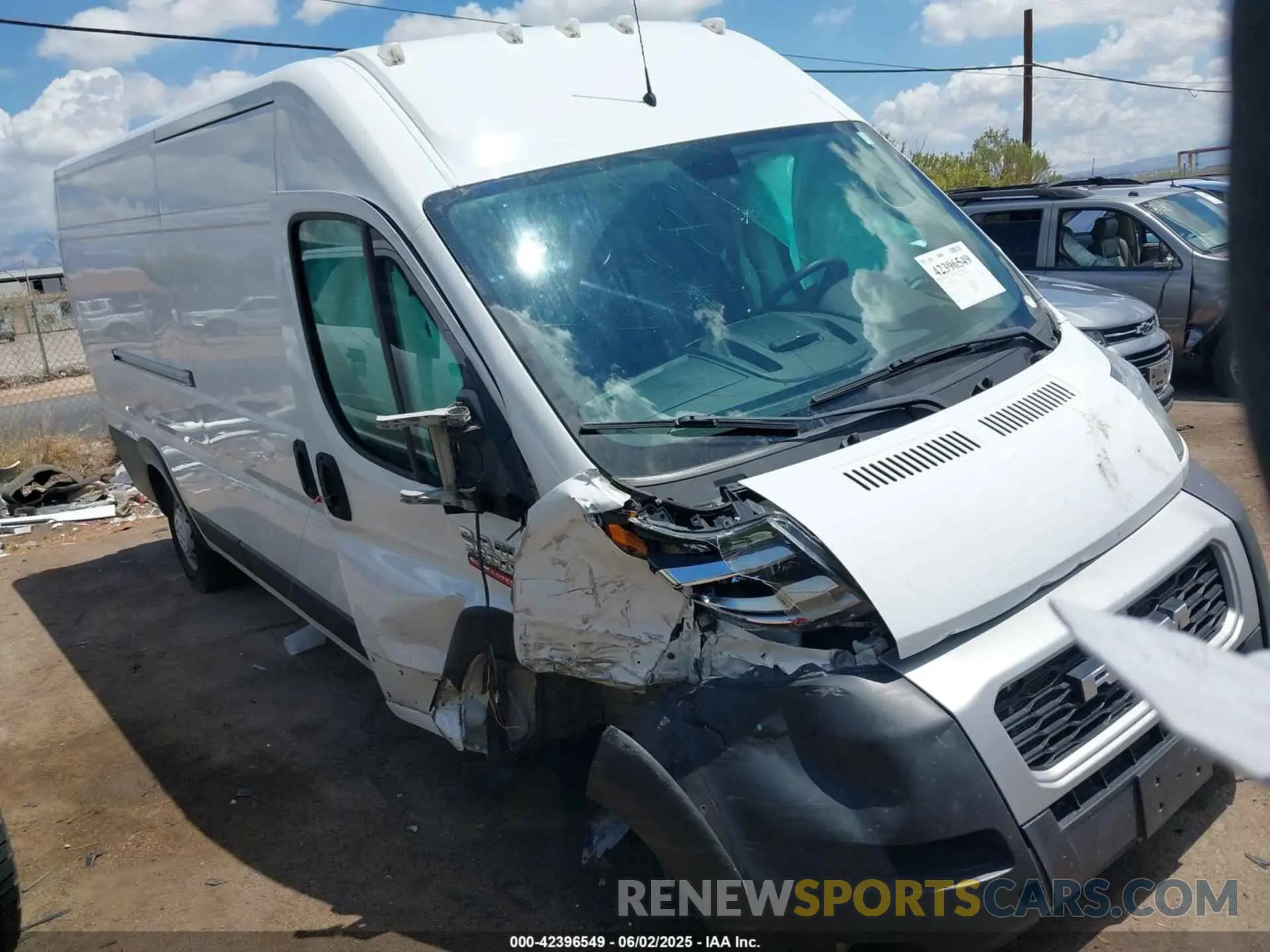 1 fotografías del automóvil dañado 3C6MRVJGXME551461 RAM PROMASTER 3500 2021