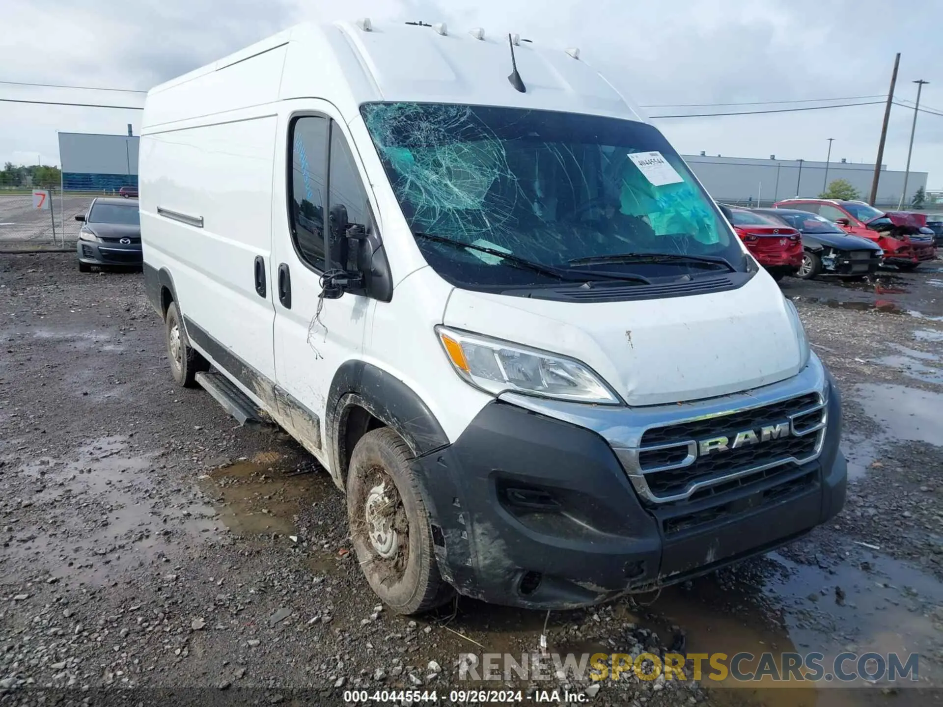 6 fotografías del automóvil dañado 3C6MRVJG5PE511969 RAM PROMASTER 3500 2023