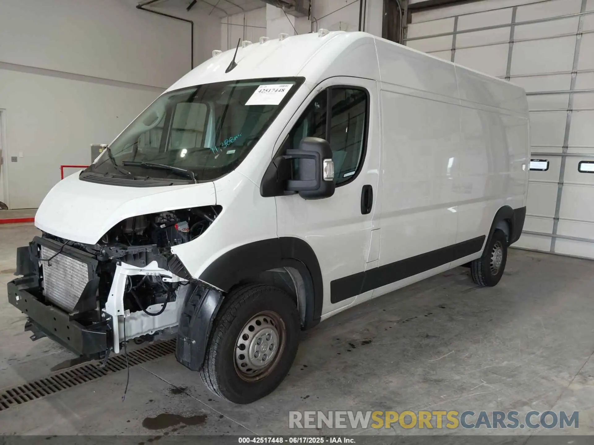 2 fotografías del automóvil dañado 3C6MRVHG9SE545797 RAM PROMASTER 3500 2025