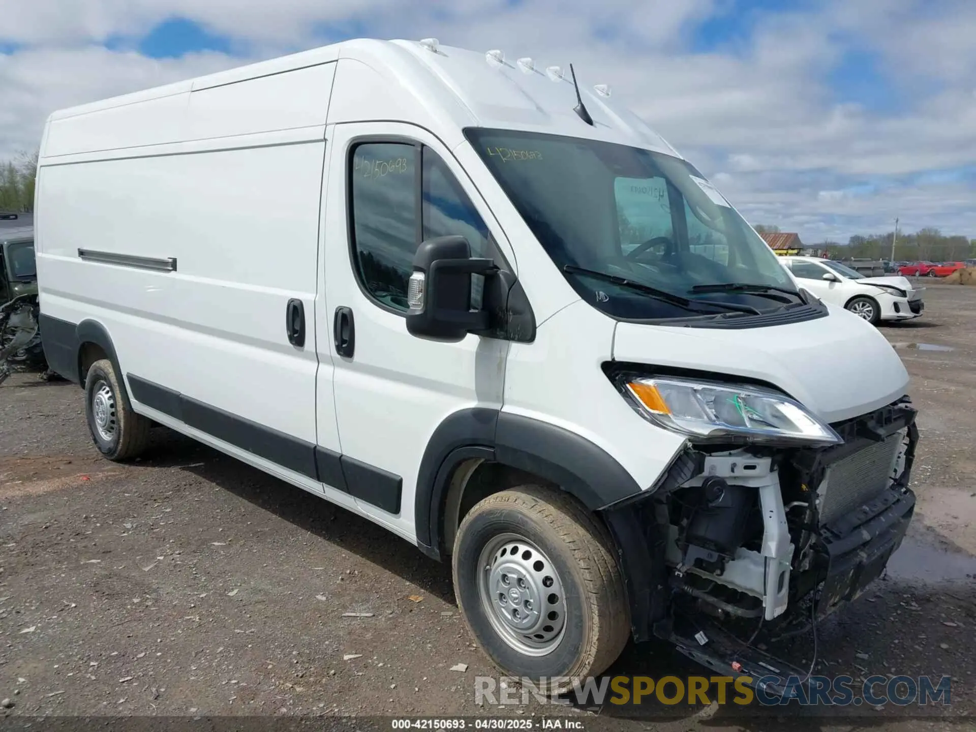 1 fotografías del automóvil dañado 3C6MRVJG3SE504821 RAM PROMASTER 3500 2025