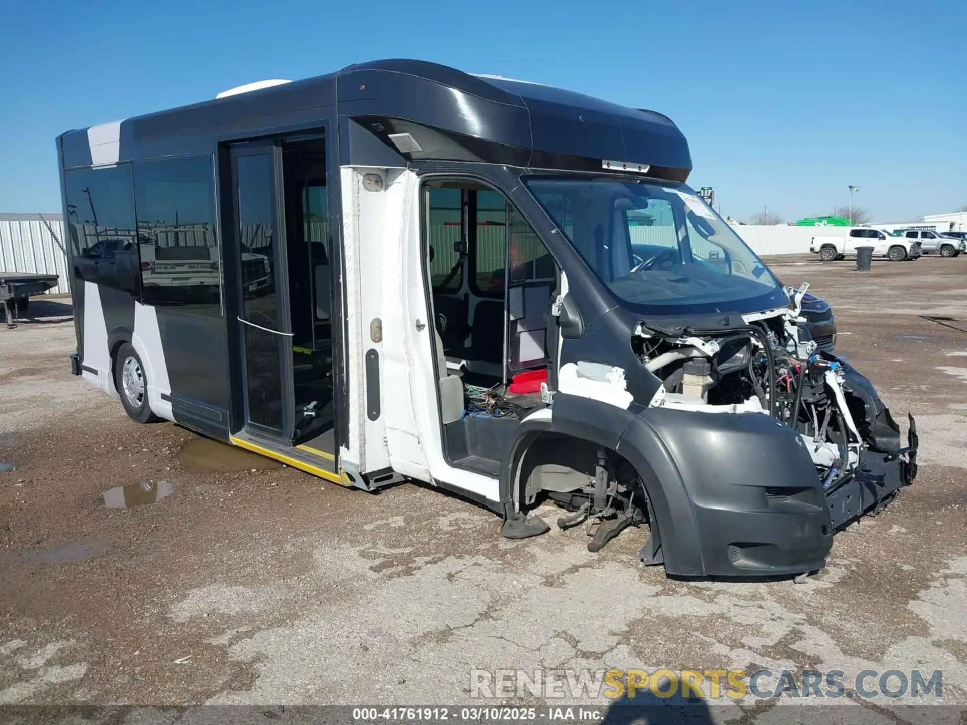 1 fotografías del automóvil dañado 3C7WRVLG9ME538900 RAM PROMASTER 3500 CUTAWAY 2021
