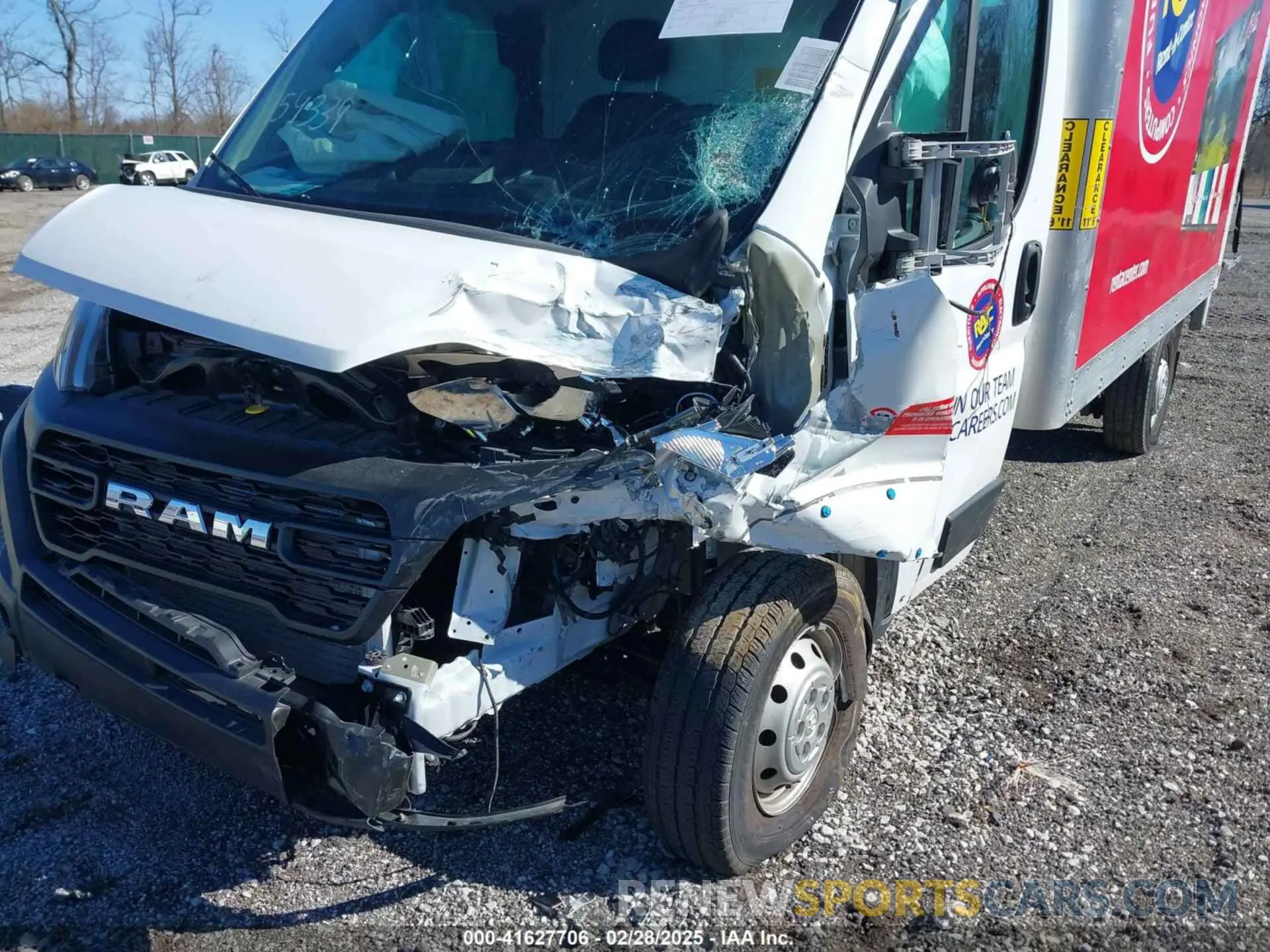 11 fotografías del automóvil dañado 3C7WRVLG7PE581636 RAM PROMASTER 3500 CUTAWAY 2023