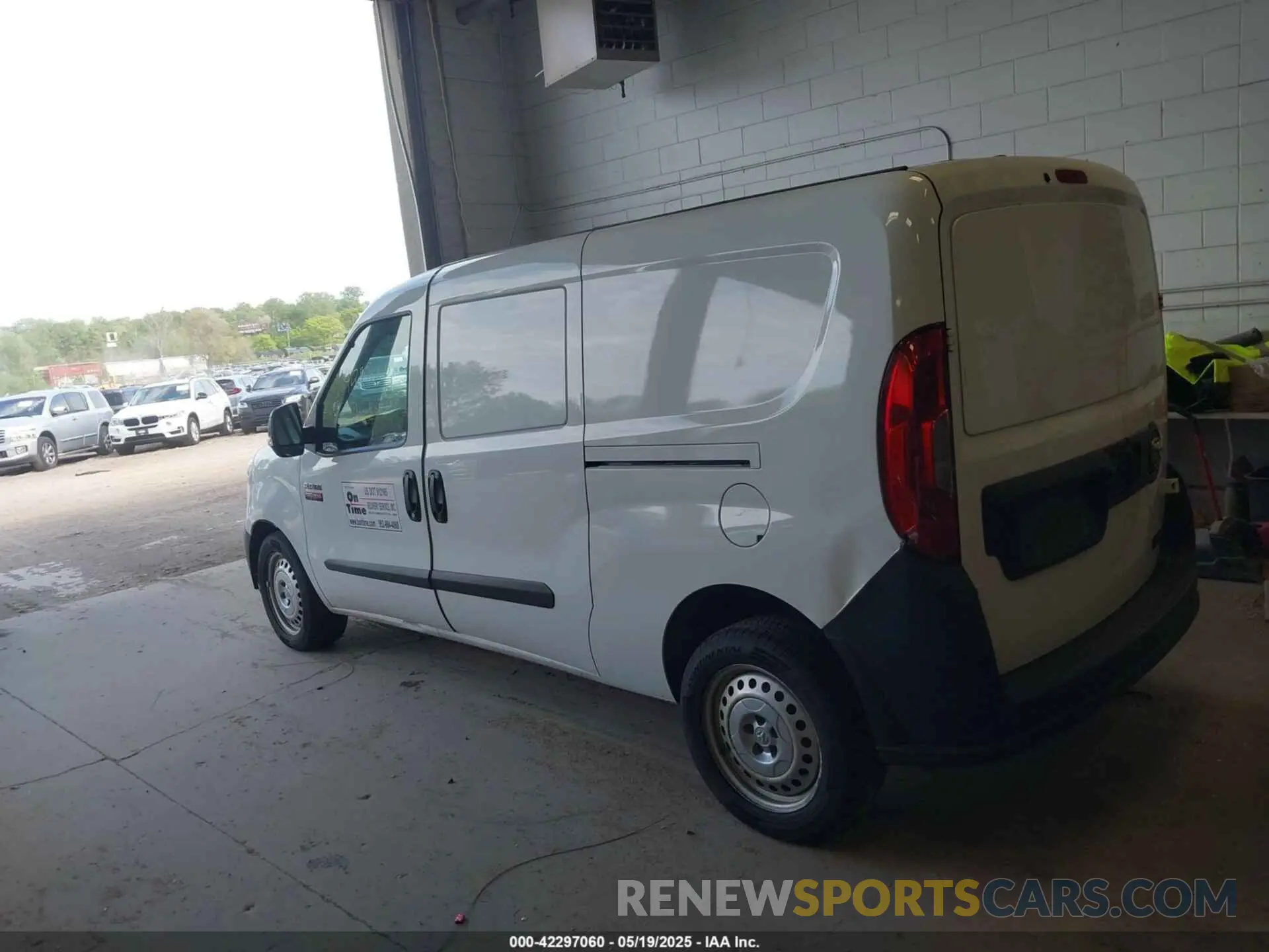 3 fotografías del automóvil dañado ZFBHRFAB0K6N94278 RAM PROMASTER CITY 2019