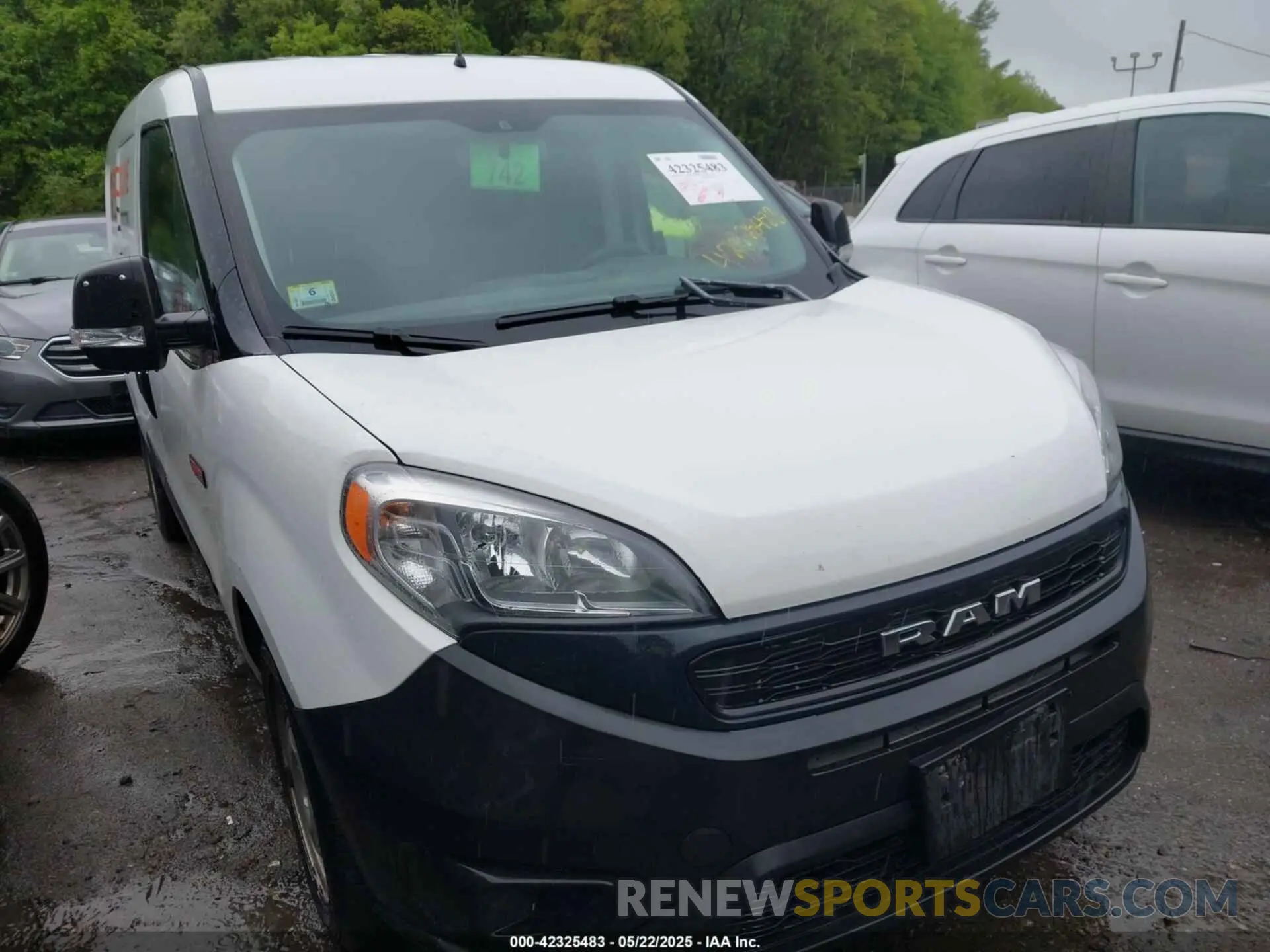 1 fotografías del automóvil dañado ZFBHRFAB7K6L94837 RAM PROMASTER CITY 2019
