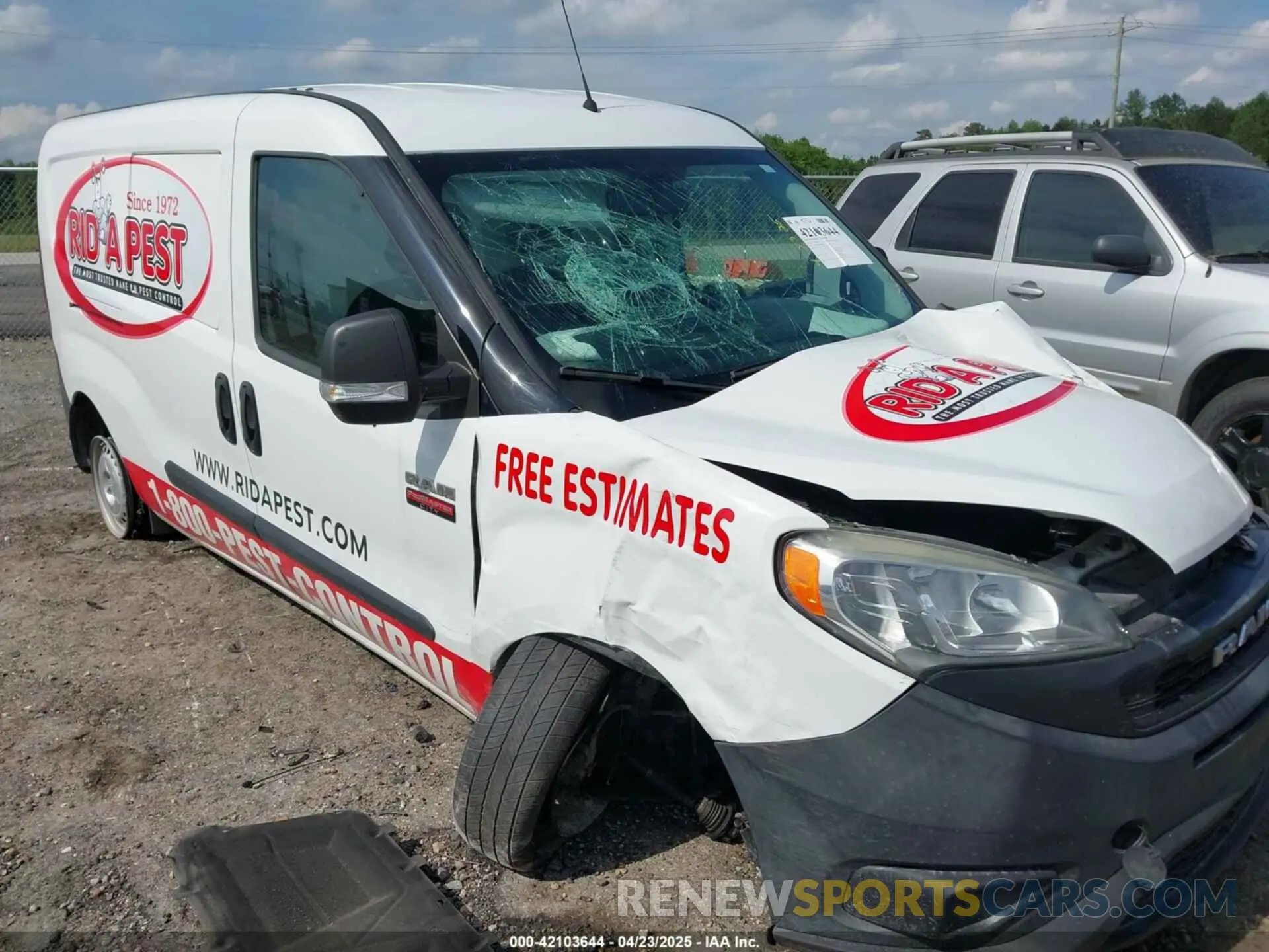 1 fotografías del automóvil dañado ZFBHRFAB8K6M54513 RAM PROMASTER CITY 2019