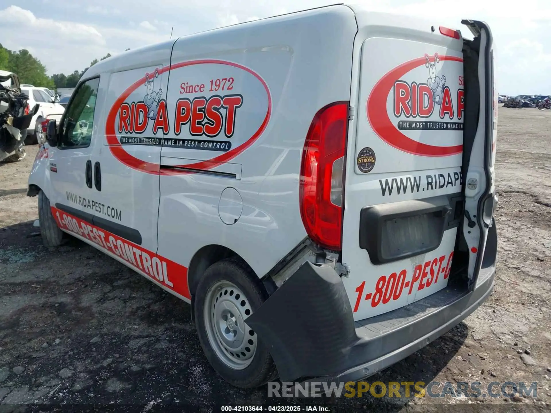 3 fotografías del automóvil dañado ZFBHRFAB8K6M54513 RAM PROMASTER CITY 2019