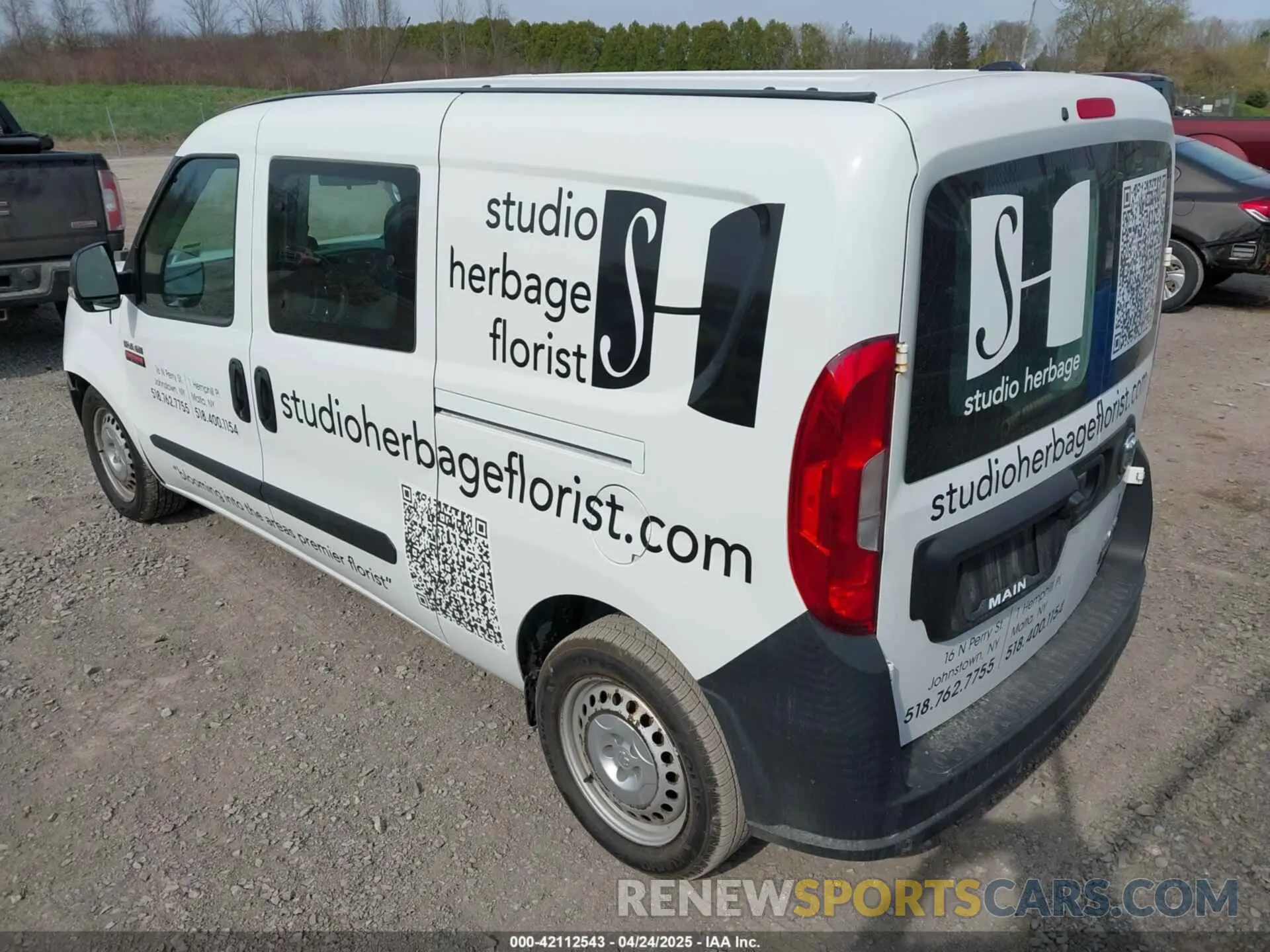 3 fotografías del automóvil dañado ZFBHRFAB8K6N55261 RAM PROMASTER CITY 2019