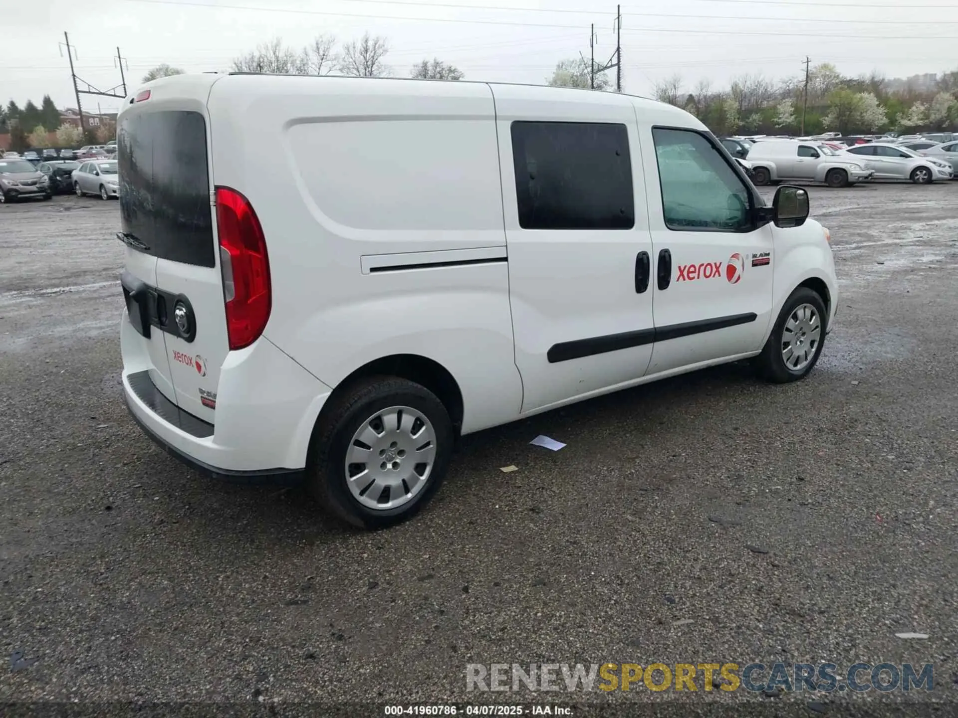 4 fotografías del automóvil dañado ZFBHRFBB2K6M00638 RAM PROMASTER CITY 2019
